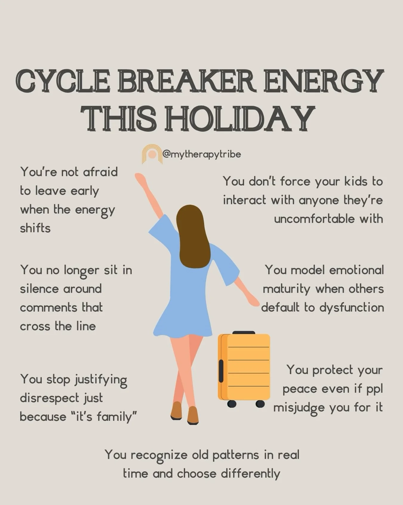 The holidays hit different when you&rsquo;re the one breaking the patterns your family never questioned.

You&rsquo;re not being &ldquo;dramatic.&rdquo;

You&rsquo;re not being &ldquo;difficult.&rdquo;

You&rsquo;re not &ldquo;ruining the holidays.&r