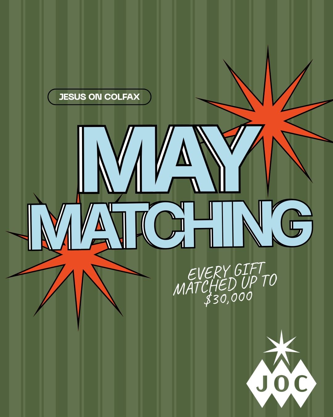 May Matching Challenge is Here!