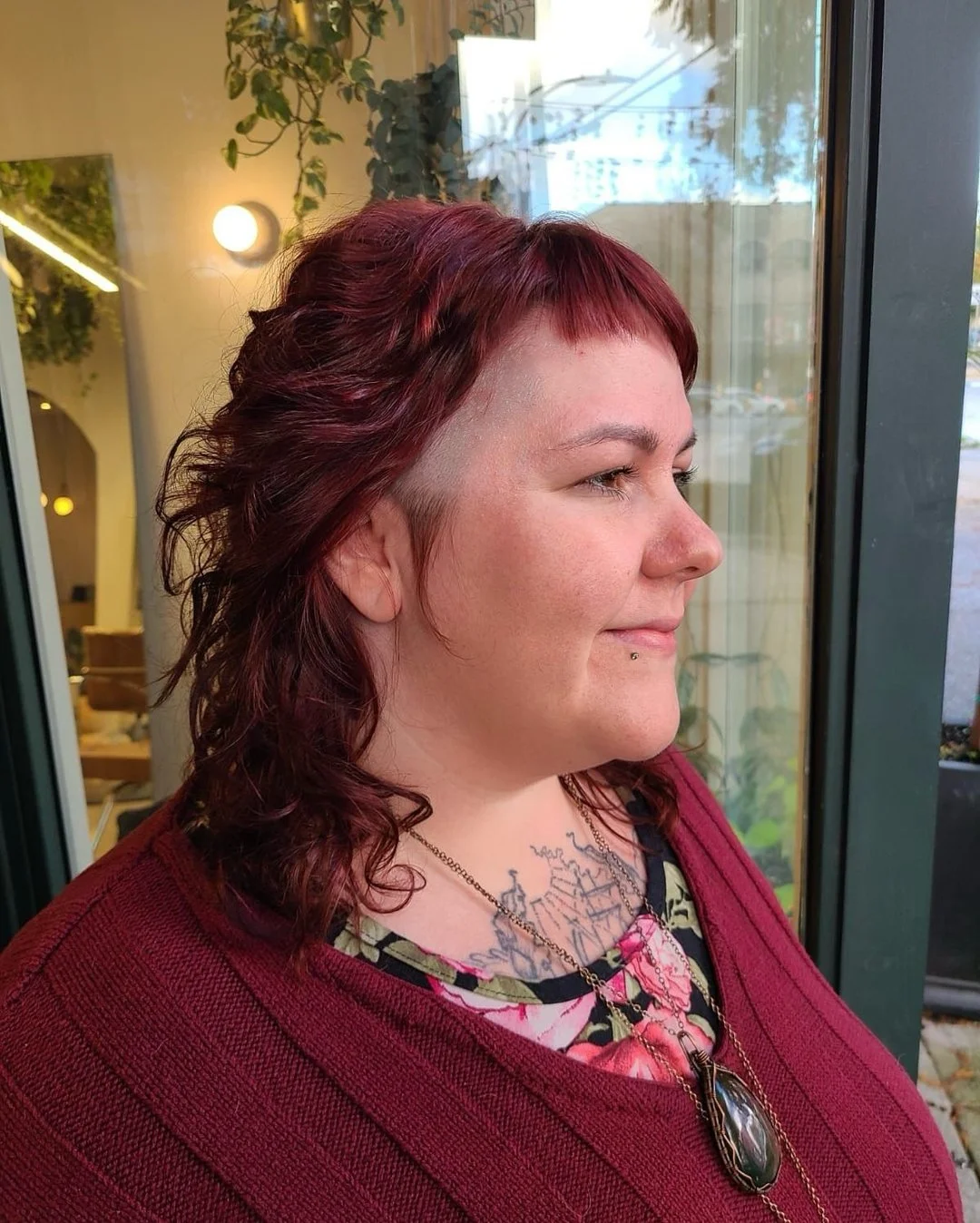 Baby Bangs ✅ 
Badass haircut ✅
Certified Stone Fox ✅ 
Haircut by our gal @marissachowhair 
#iamastonefox
#stonefoxhair
#vancouversalon
#creativehaircut