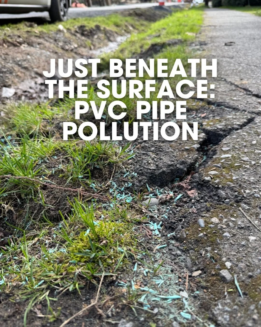 NEW BLOG - Just Beneath the Surface: PVC Pipe Pollution ✍🏾

Plastic pollution isn&rsquo;t just floating in the ocean. It&rsquo;s in the air we breathe, the soil we walk on, and even the pipes beneath our streets.

PVC is one of the most toxic plasti