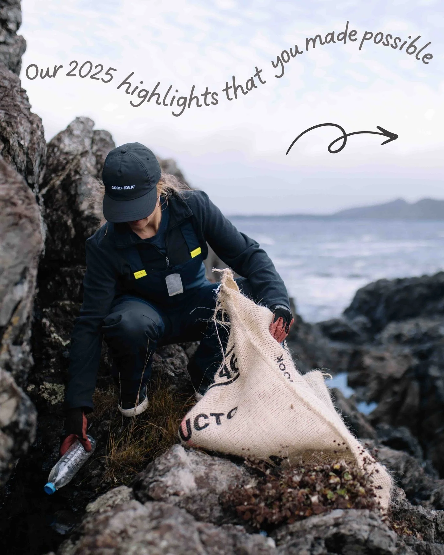 The end of 2025 is upon us, so we want to take a moment to share the impact that you&rsquo;ve made possible!💙 We&rsquo;re so stoked to continue elevating our efforts in 2026 with all of you 🪩
 
🌊 We conducted 65 beach cleanups, removing 8007 lbs o