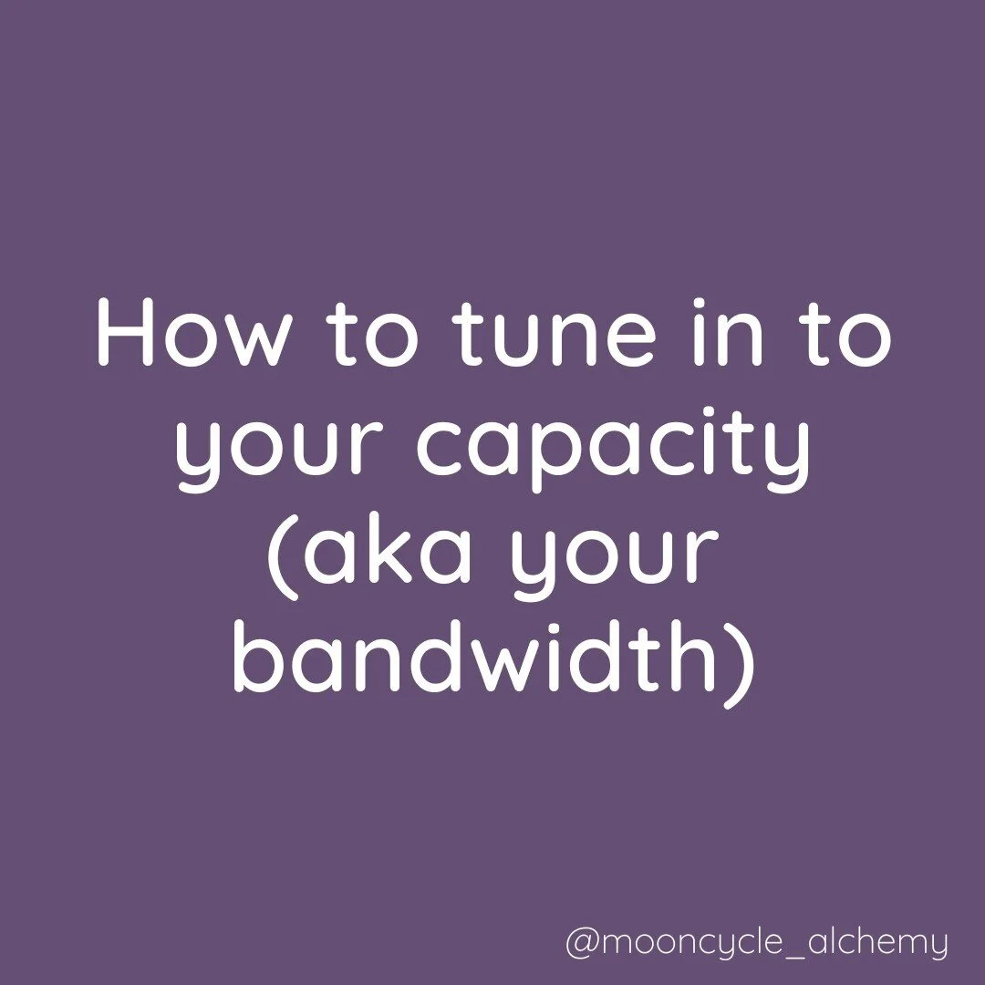 A continuation of my recent posts
Your capacity changes
And that is normal, natural, and as expected

#capacity #boundaries #bandwidth #selfcaretips #journaling #periodtracking #menstrualcycle #menstrualcycleawareness #feminism #innerseasons #innersp
