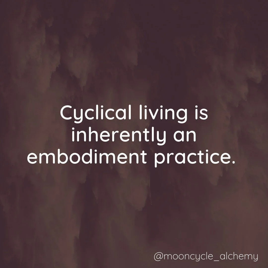#embodiment #embodimentpractice #feminineembodiment #somatictherapy #bodyawareness #menstrualcycleawareness #wombwisdom #cyclicalliving #bodymind