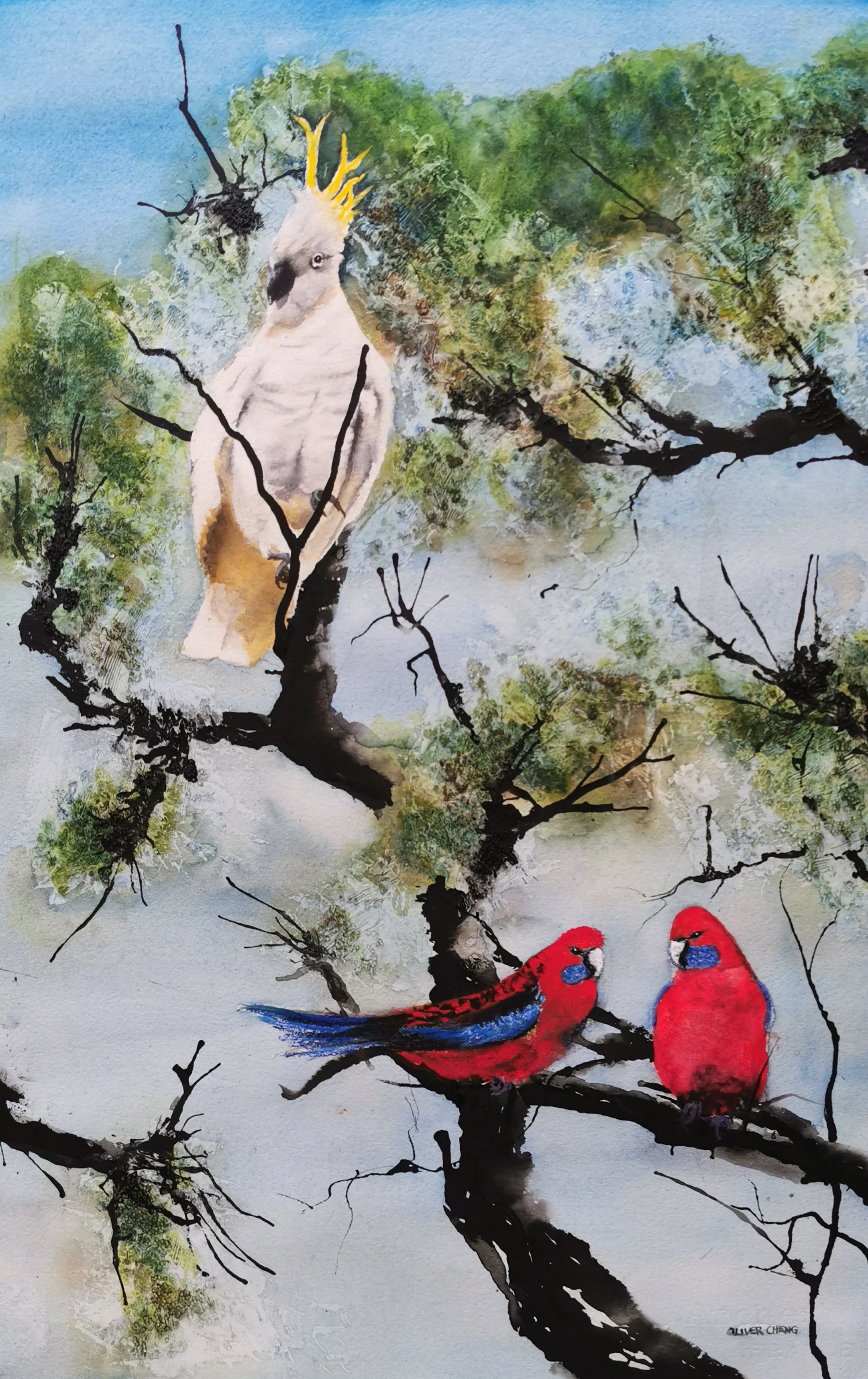 I Have An Eye On You Mixed Media 53x73cm.jpg