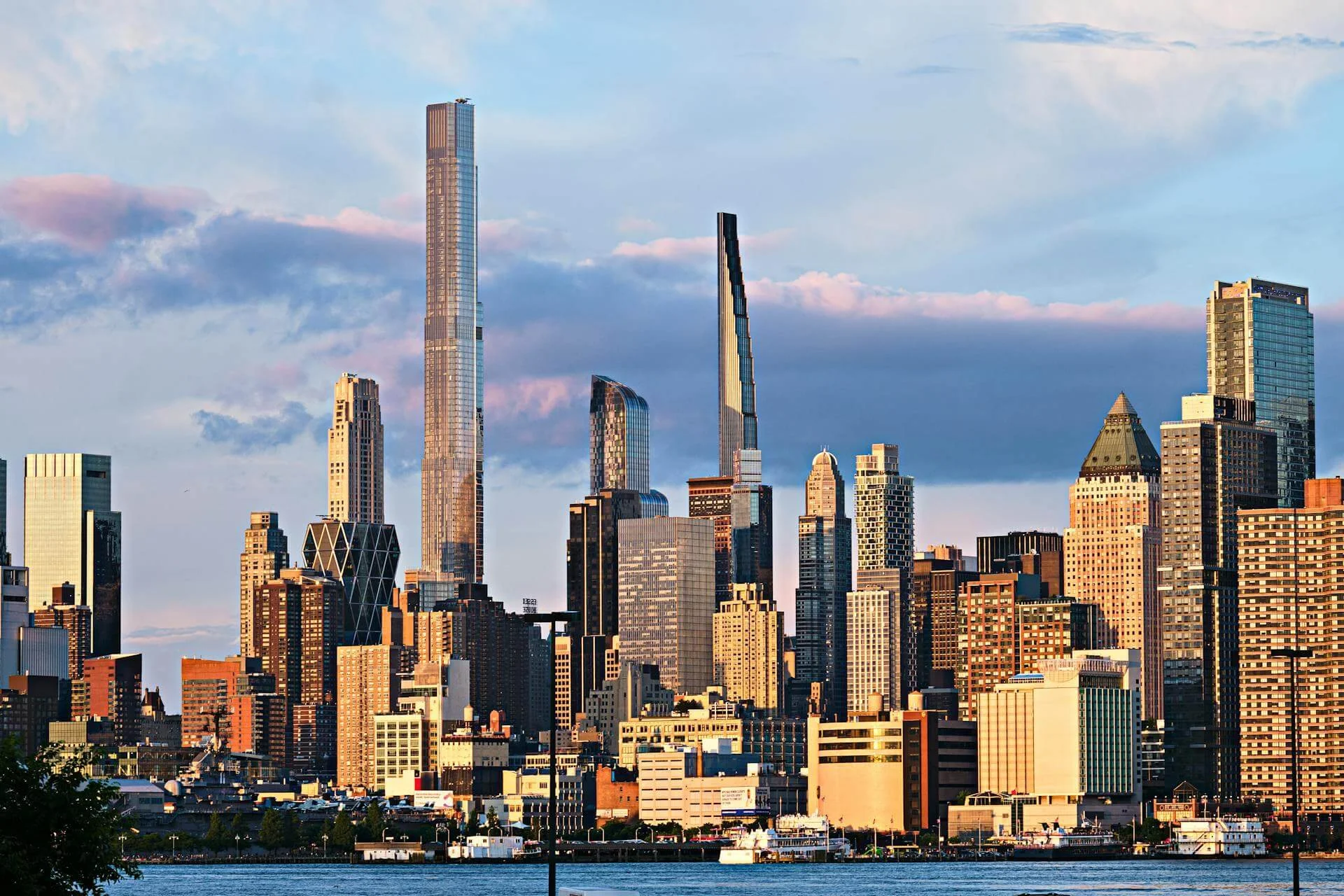 The NYC skyline from New Jersey
