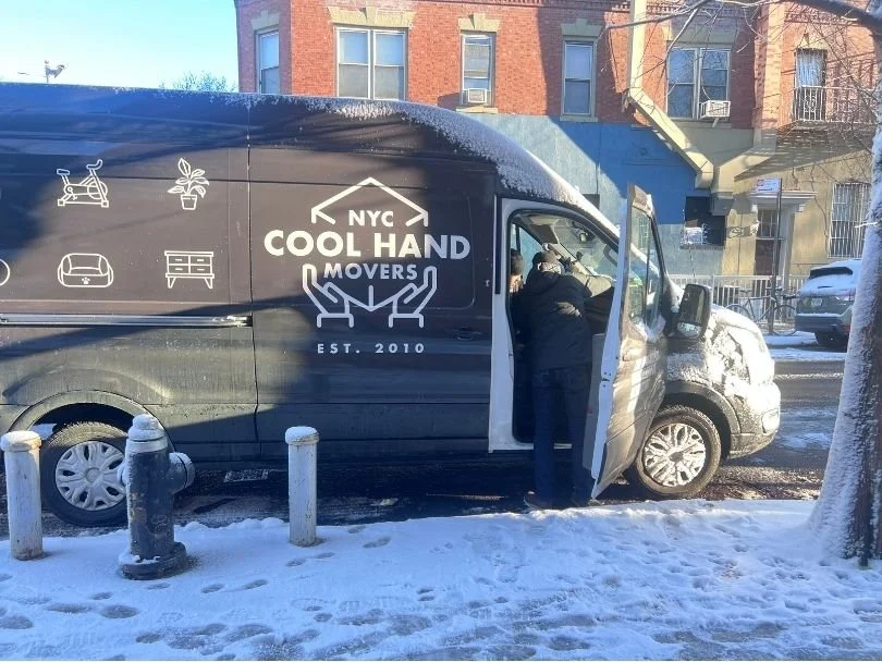 Cool Hand Movers in The New York Times: Moving in the Snow, Up Close