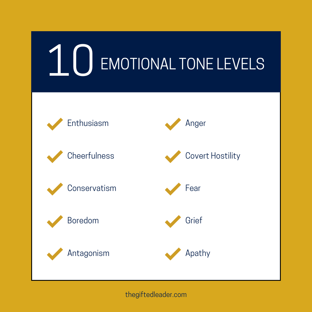 Mastering the Art of Connection: How to Use the Emotional Tone Scale in Leadership