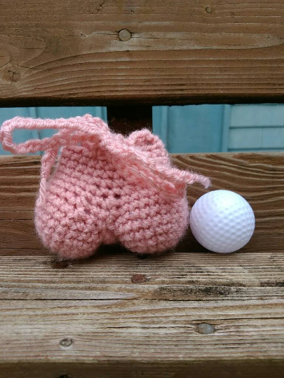 Testicle golf ball holder, bachelor party favor, bachelorette party favors, white elephant gifts, father's day gifts, golfer gift, gag gift