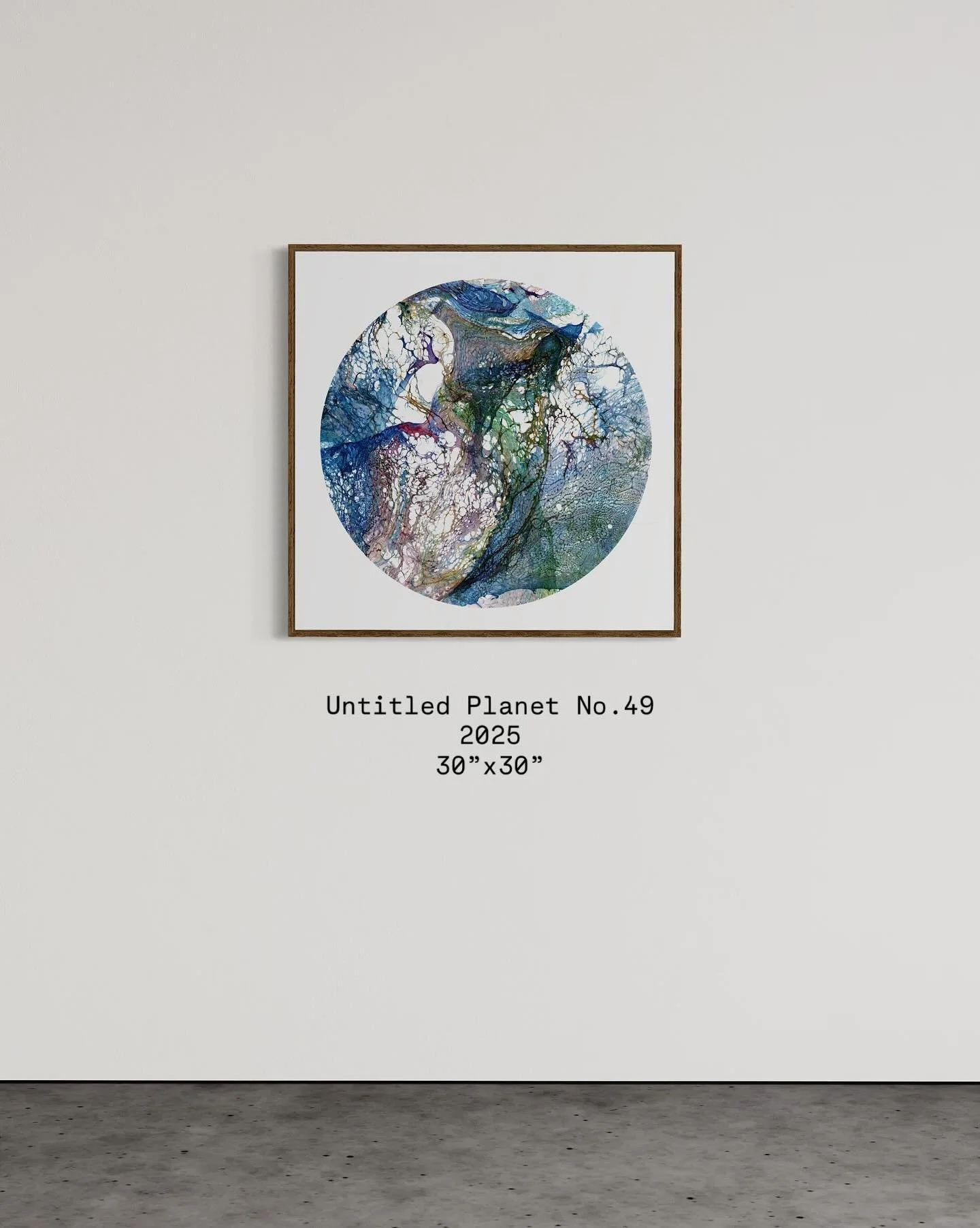 Untitled Planet No. 49 
30&rdquo;x30&rdquo; (76x76cm)
(Alkyd enamel- acrylic polymer - spray paint on yupo paper)

.
.
.
#serkanaltinoz #thespiritofwater #visualart #newartwork