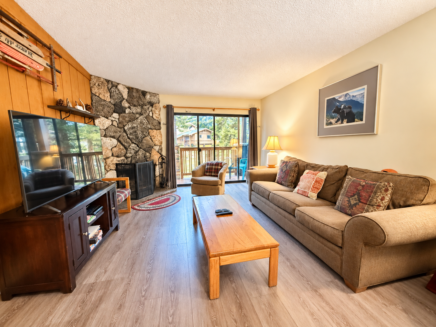 Living Room with Queen Sleeper Sofa