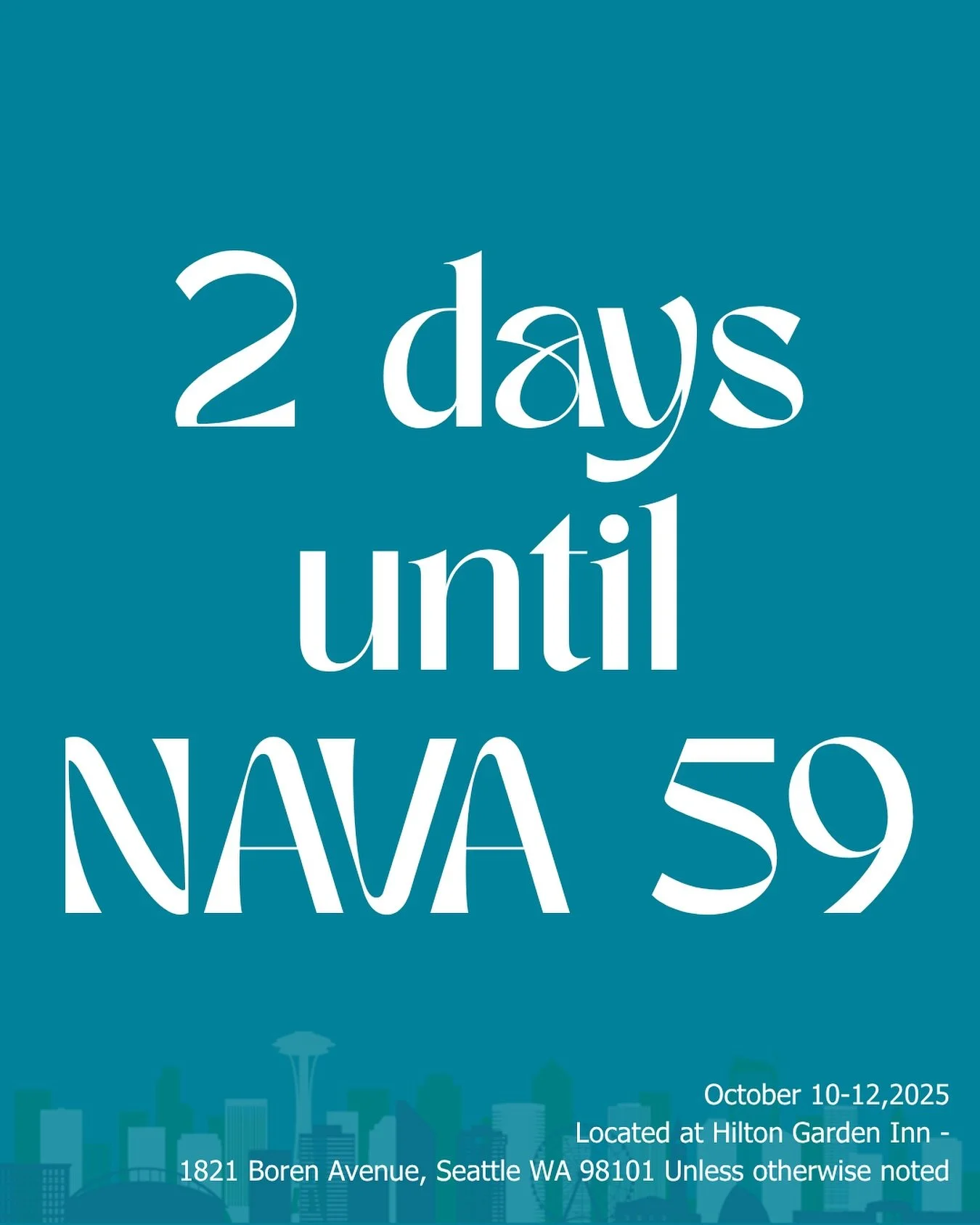 Just 2 days until NAVA 59 kicks off in Seattle! 🎉

From museum tours to presentations on the past, present, and future of flags, this conference brings together passionate voices from all over North America. 🌎

Whether you&rsquo;re a vexillologist 