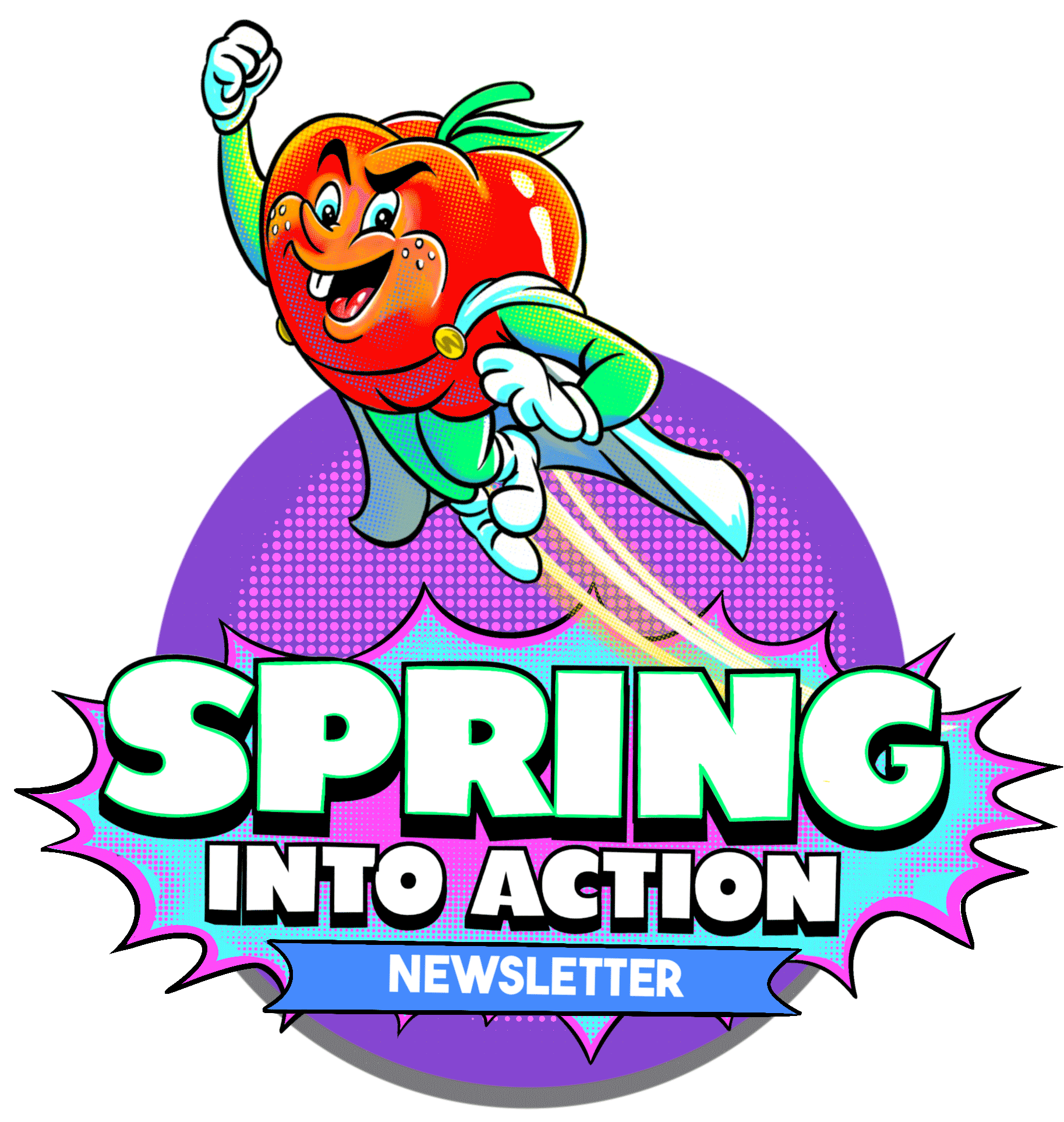 Print advertising layout for a custom t-shirt branding campaign featuring illustrated mascot, pricing graphics, and bold typography