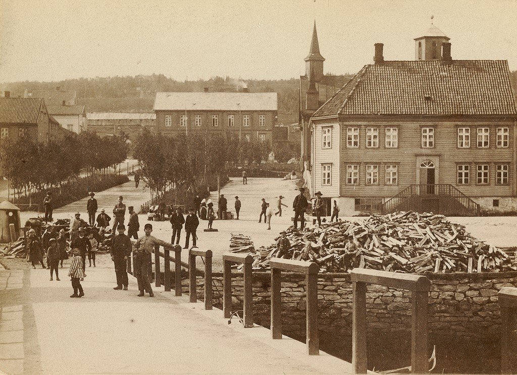 Stortorget og Torghuken 1890