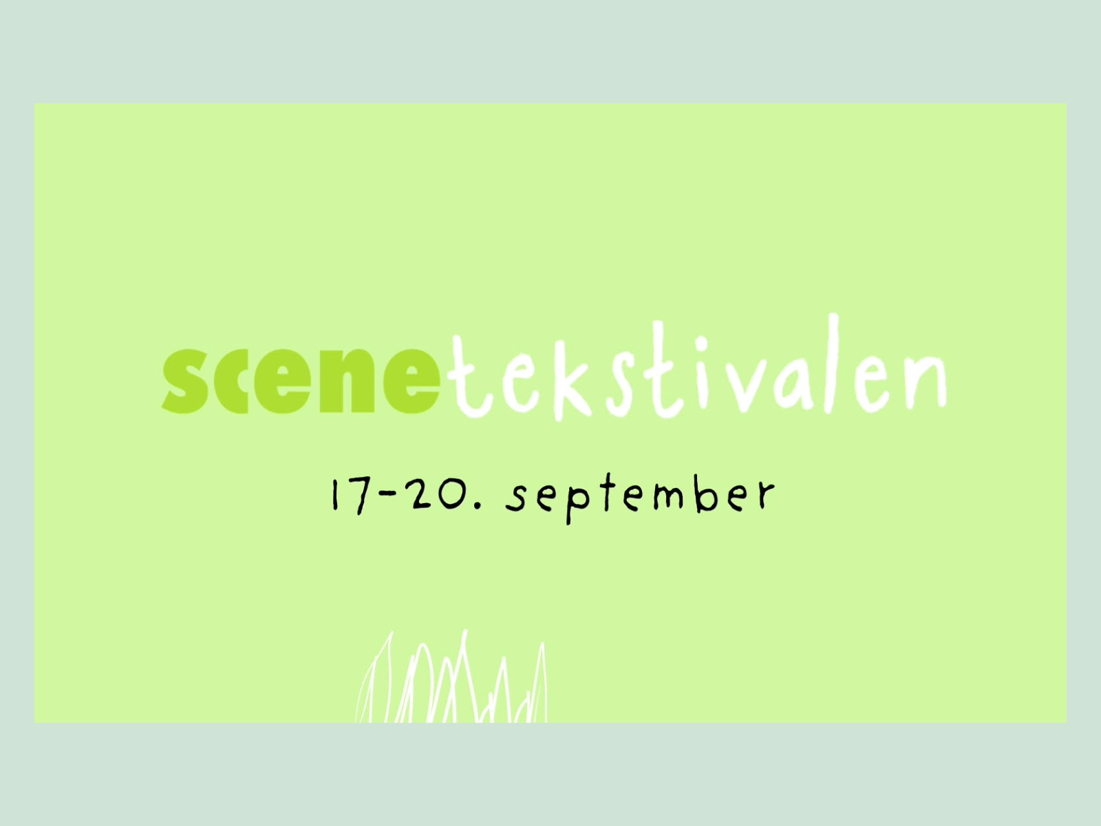 SCENETEKSTIVALEN 2026
