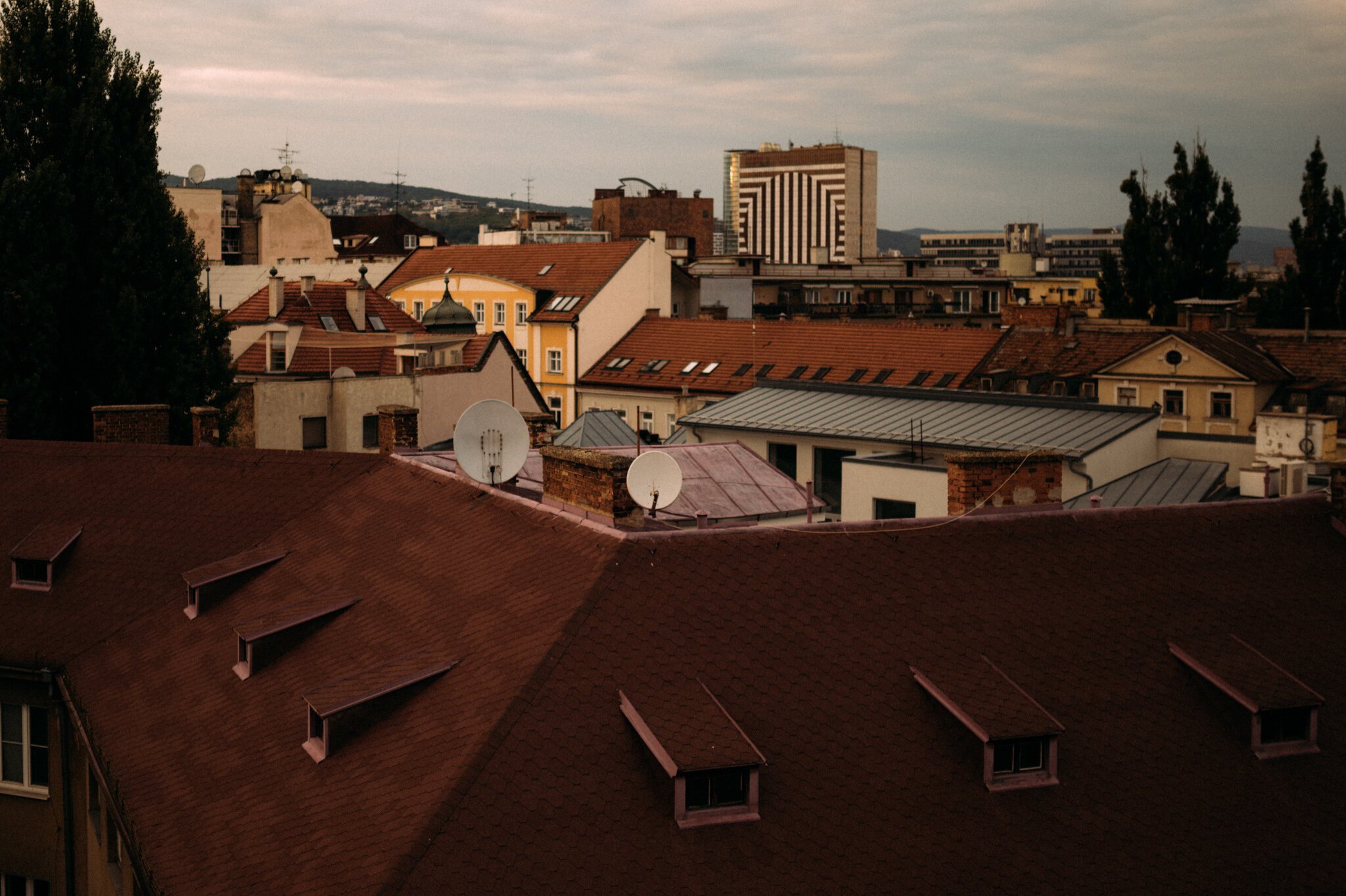 Bratislava rooftop editorial