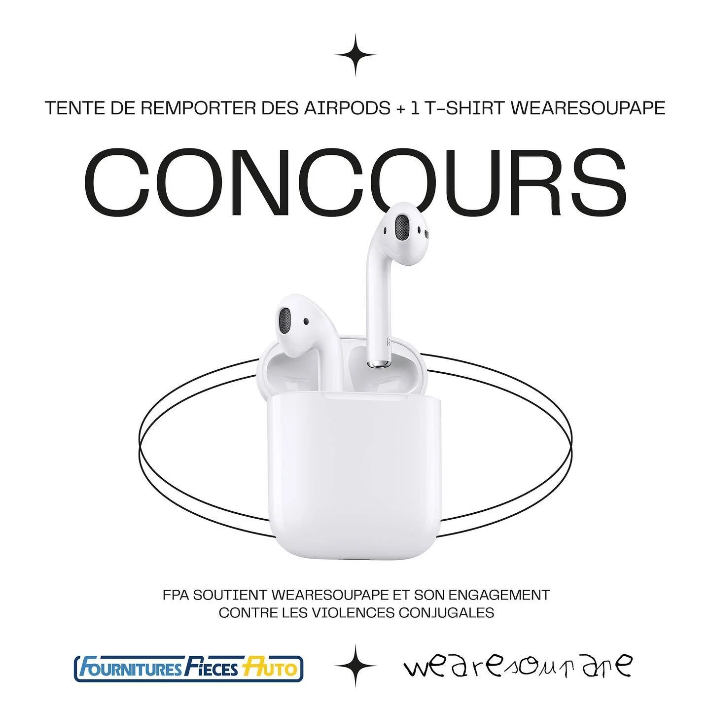 🎁🎁🎁Concours @FournituresPiecesAuto X @Wearesoupape

💡A l&rsquo;occasion de la premi&egrave;re collection Crapule de Wearesoupape, Fournitures Pi&egrave;ces Auto d&eacute;cide de soutenir la marque et son engagement contre les violences conjugales