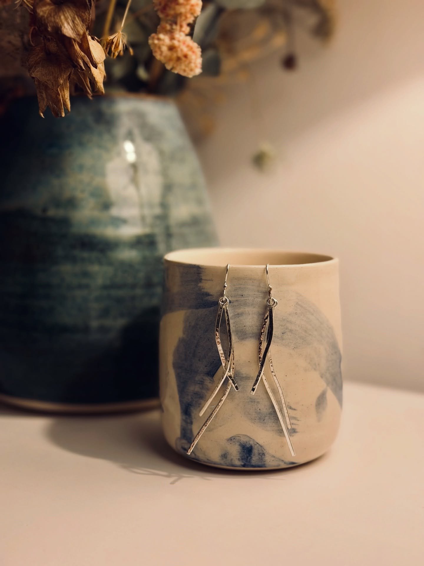 Today I got to be the student instead of the teacher, and it felt so good!

I spent the day at Melanie&rsquo;s studio doing a one-day jewellery course and had the loveliest time. I made two pairs of earrings and a necklace &mdash; the necklace went t