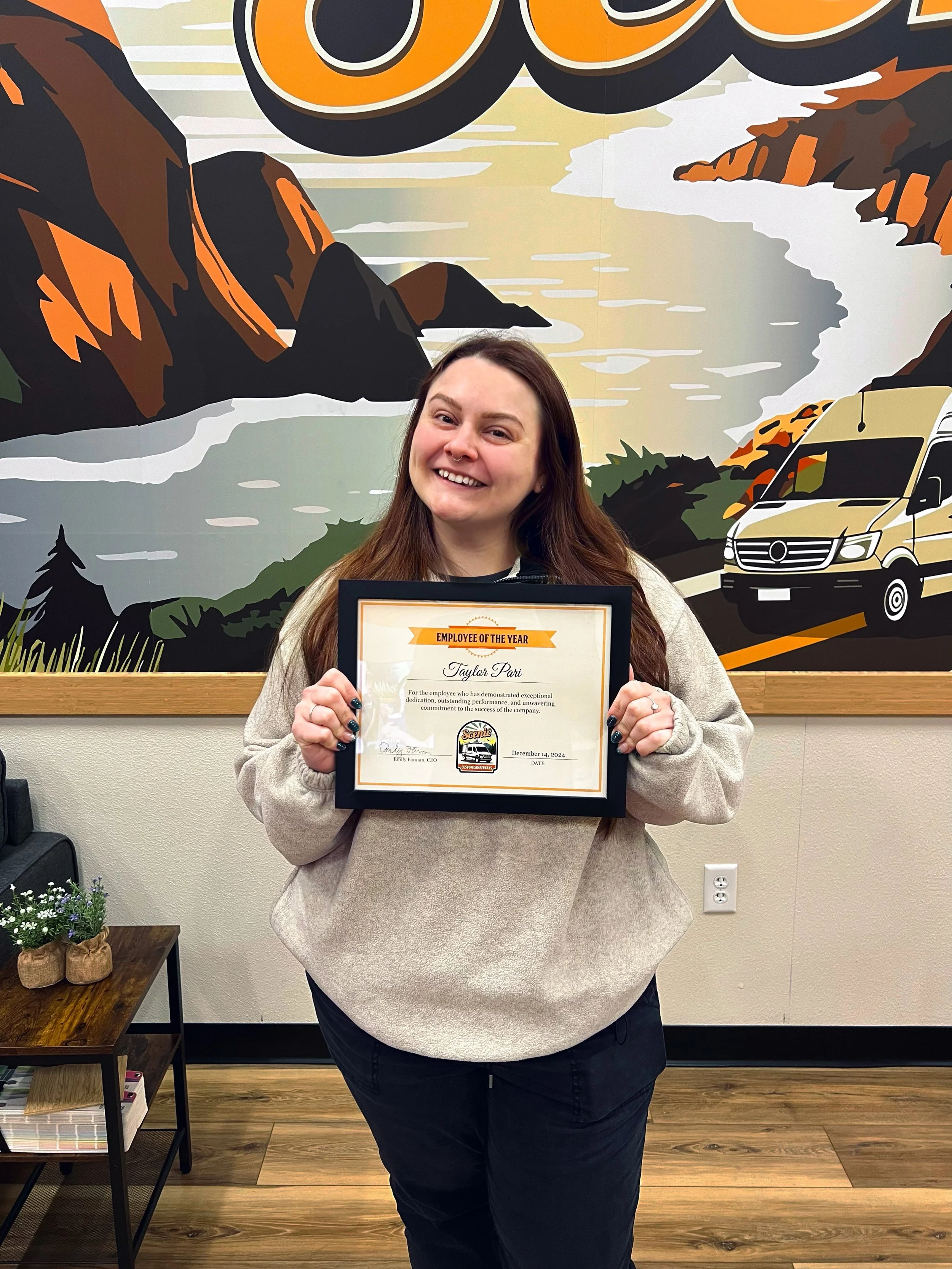 Scenic Vans Employee of the Year Taylor Pari Navarro