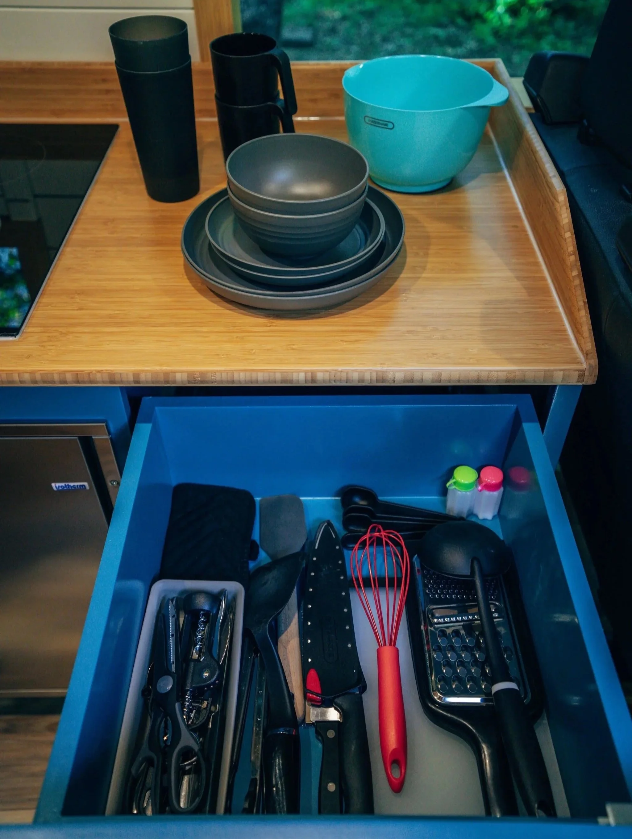 Provided Cutlery for campervan rental