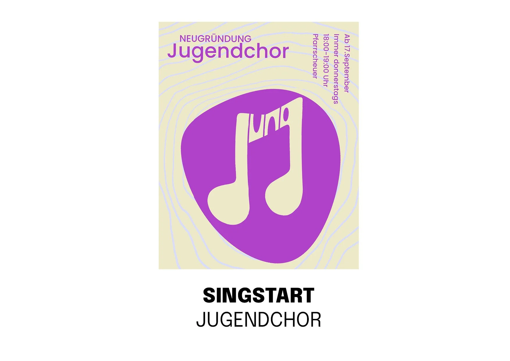 Singstart des neuen Jugendchors