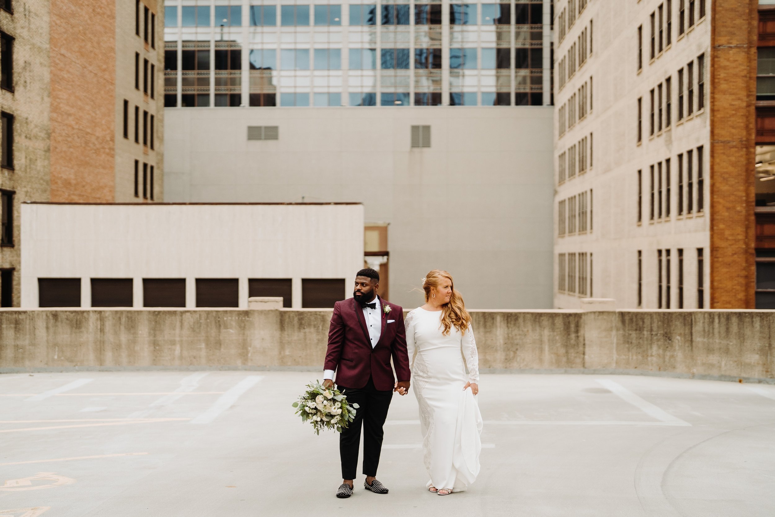 035_Burgundy groom tux in Minneapolis, Minnesota..jpg