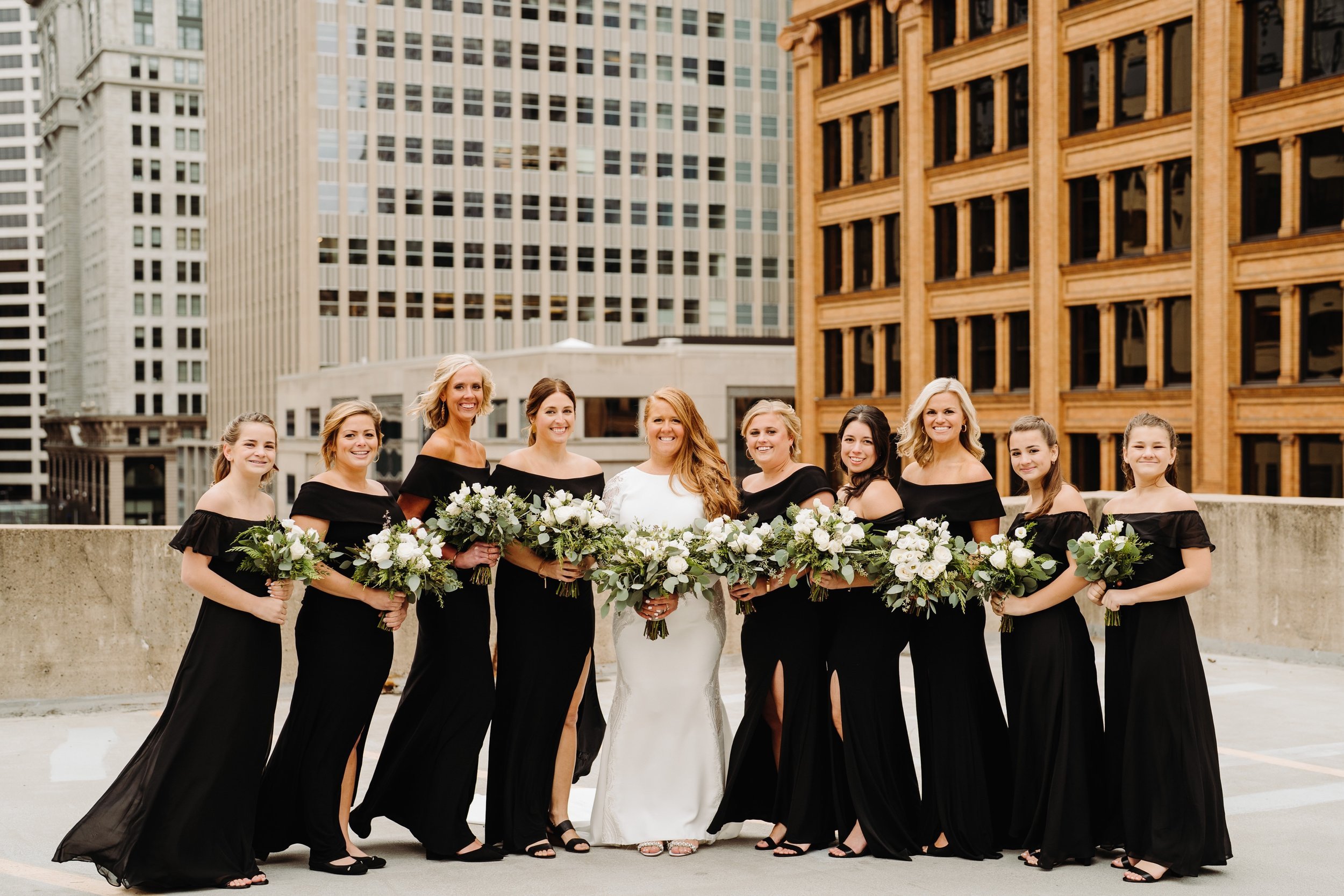 054_Black bridesmaid dresses for a November wedding in Minneapolis, Minnesota..jpg