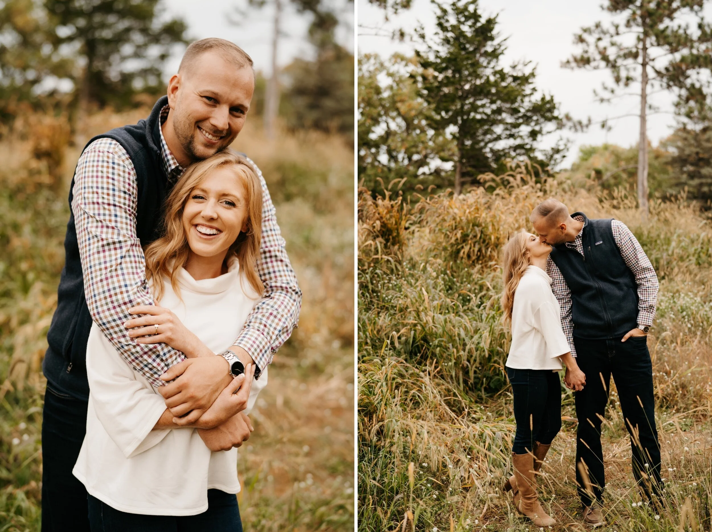 Fall Montissippi Park Engagement Session in Monticello, MN With Breanna