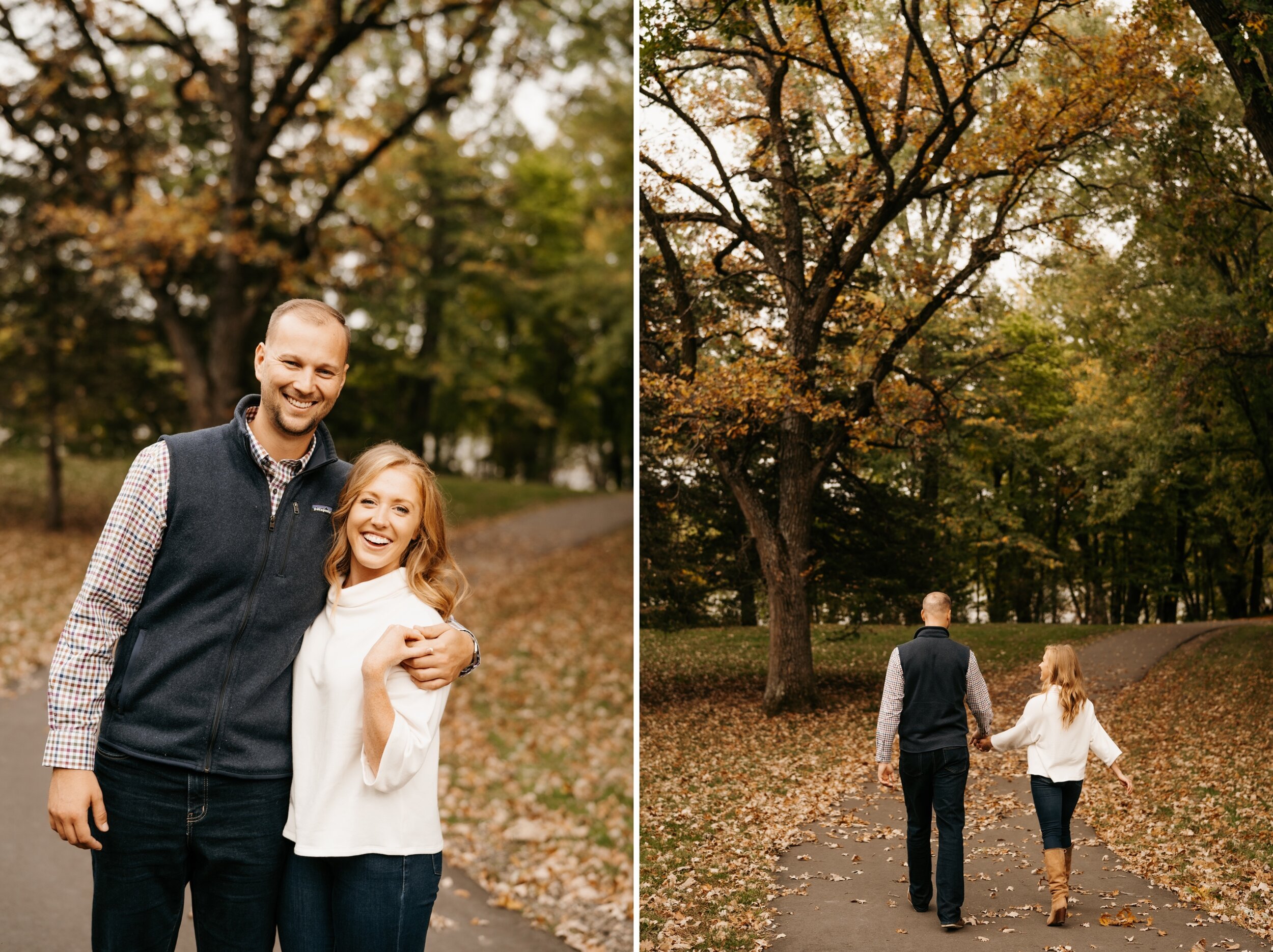 Fall Montissippi Park Engagement Session in Monticello, MN With Breanna