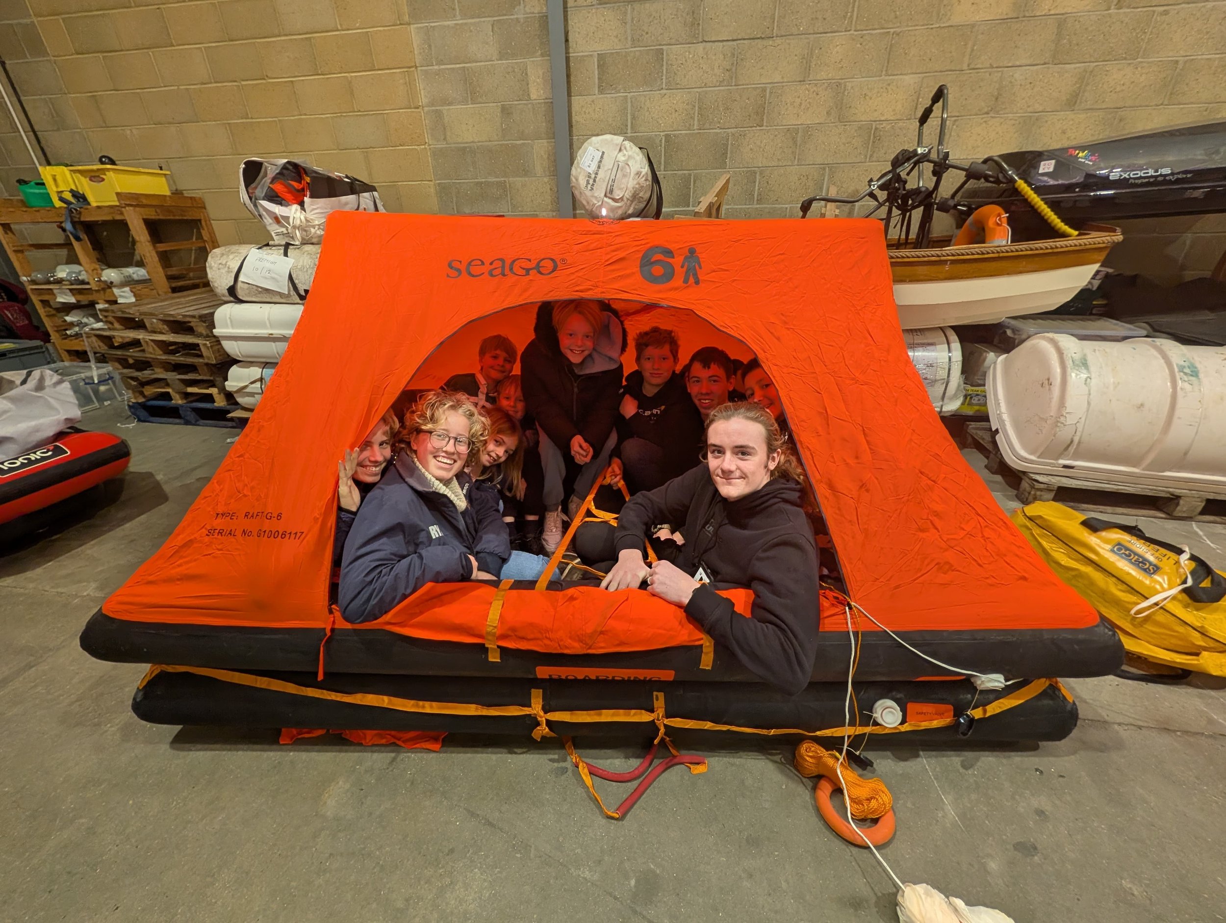 Cadets visit Suffolk Marine Safety