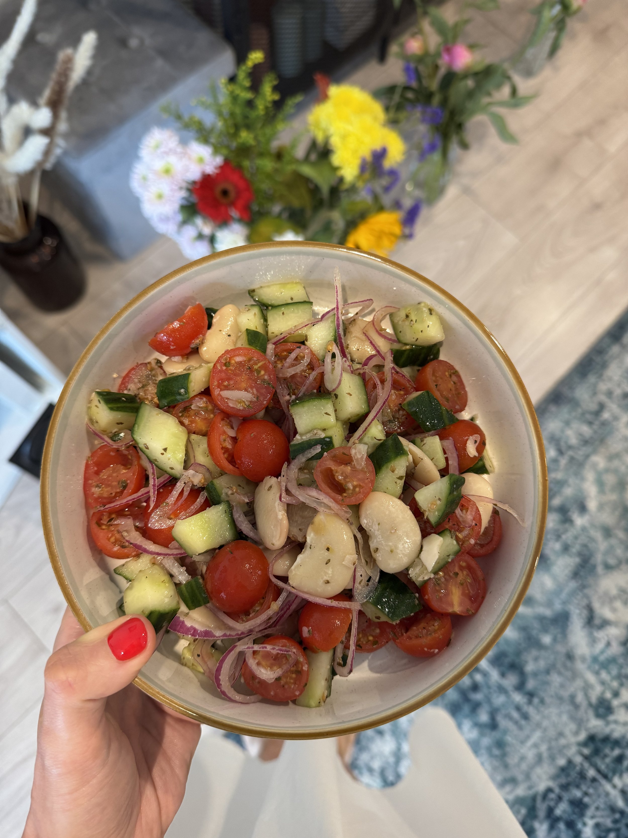 Butter Bean Greek Salad