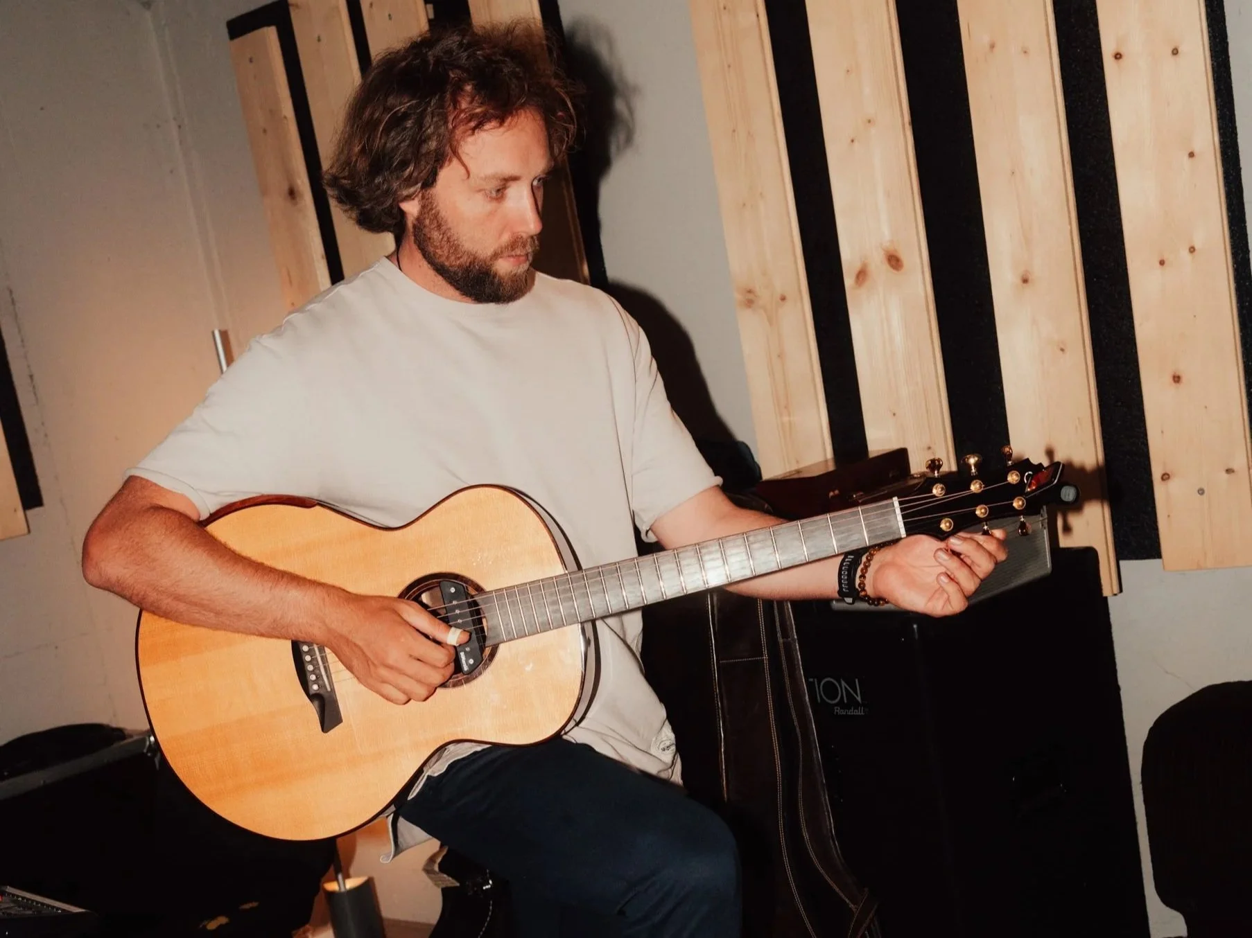 In the studio, Zürich