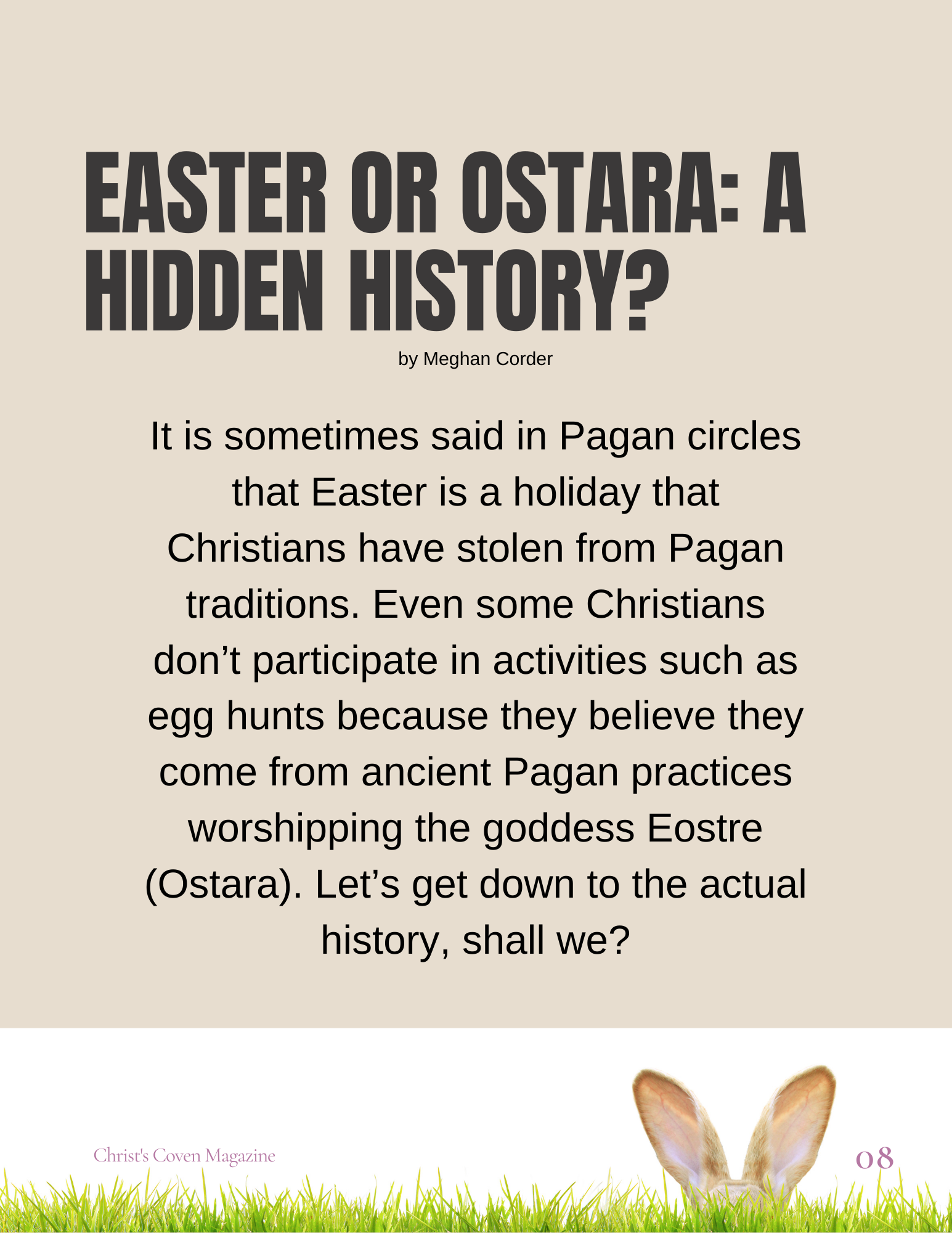 Easter or Ostara? Which should you celebrate as a Christian Witch?