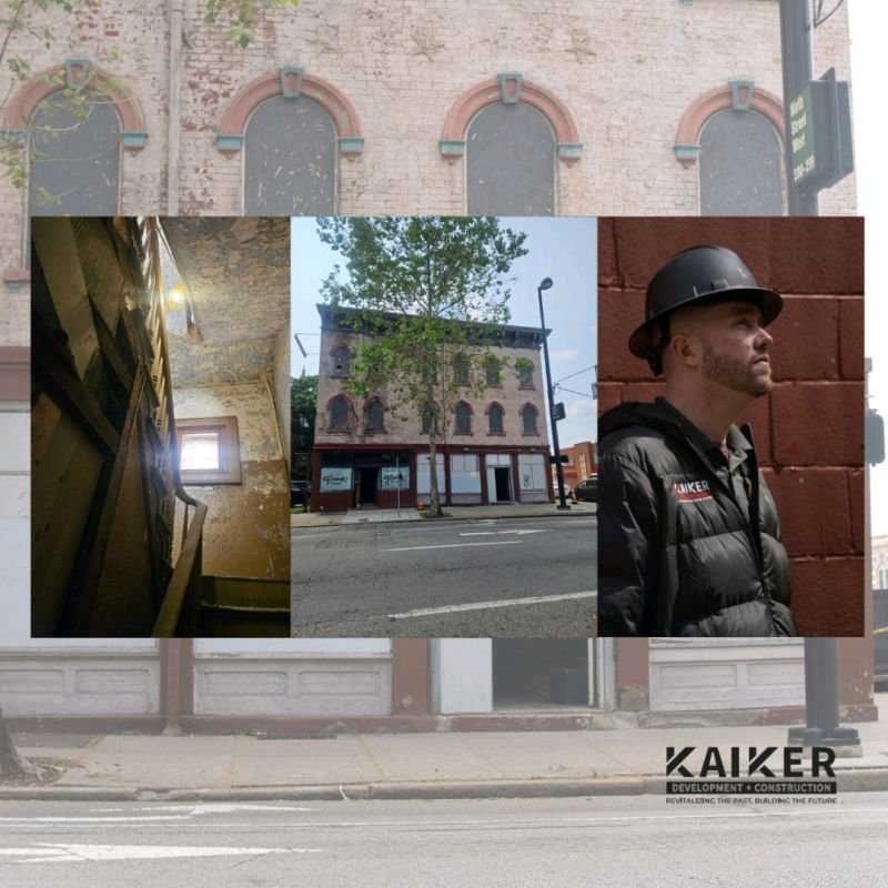 Our team is working extra hard in the heart of the city to bring restoration to such a unique building! 