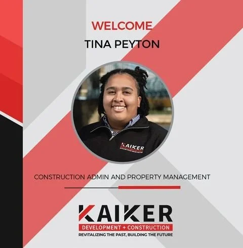 We are delighted to introduce Tina Peyton as a recent addition to our Construction Administration