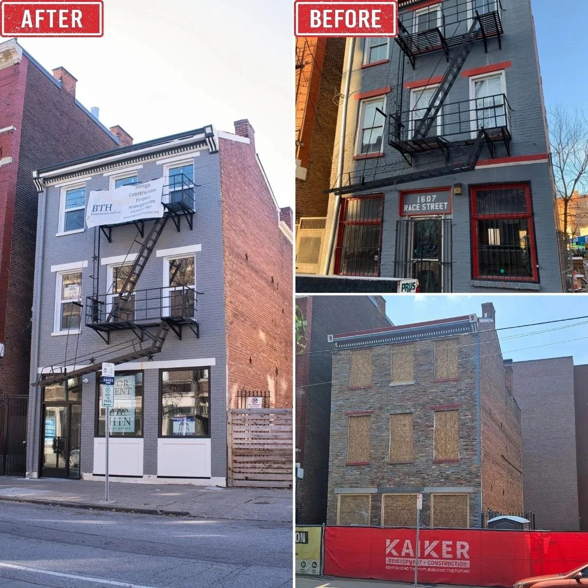 If you've been down Race street recently, then you might have come across our work at 1607 Race just north of Liberty adjacent to many people’s favorite fish spot!