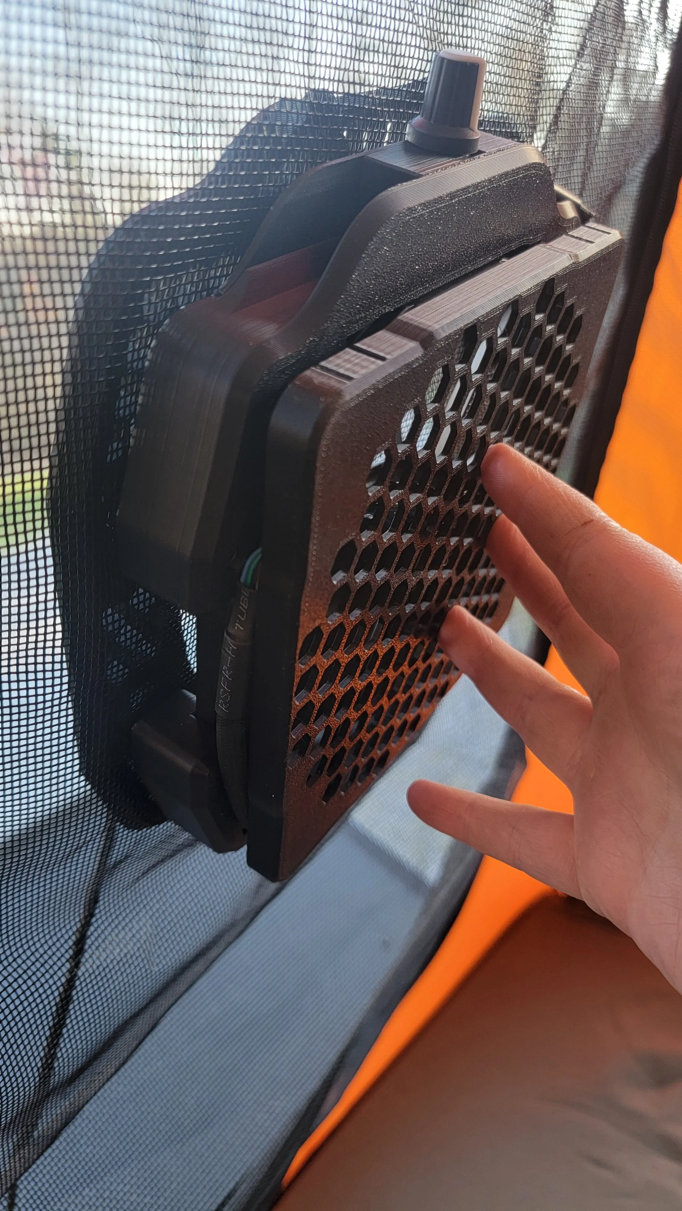 Snap-On Fan Guard for Rooftop Tent Fans