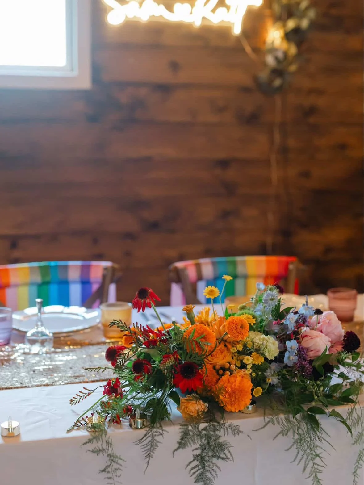 Honored to create for these two again β¨
.
.
.
.
.
Floral design, event florist, wedding florist 
.
.
.
.
.
#pride #ido #weddingflorals #weddingflowers #newleafflorals