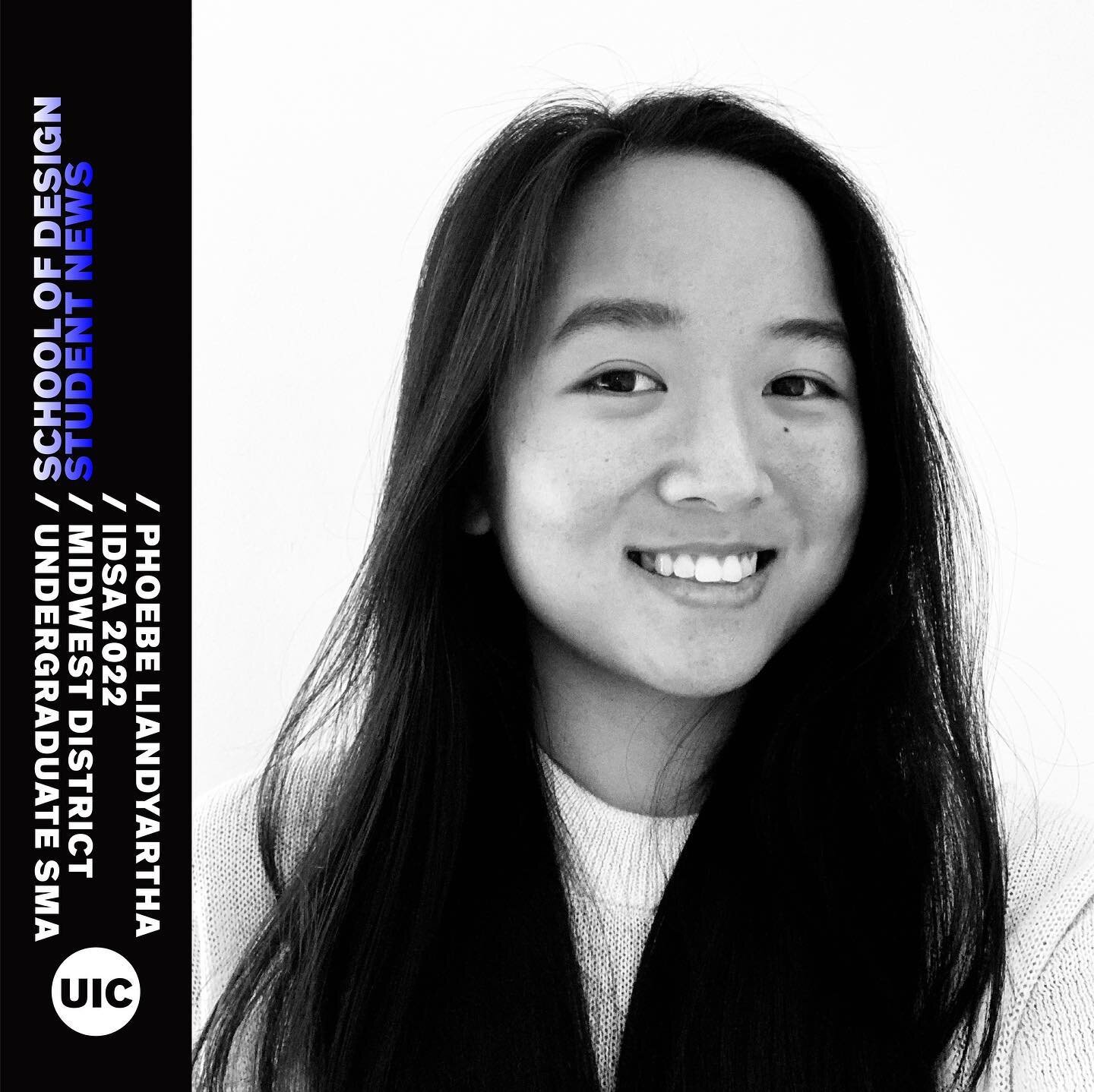 Join us in congratulating industrial design student Phoebe Liandyartha as one of the 2022 IDSA Midwest District Undergraduate Student Merit Award Winners! 🏆 

View Phoebe&rsquo;s work at http://www.idsa.org/awards/student-merit-awards. 

Congrats Ph