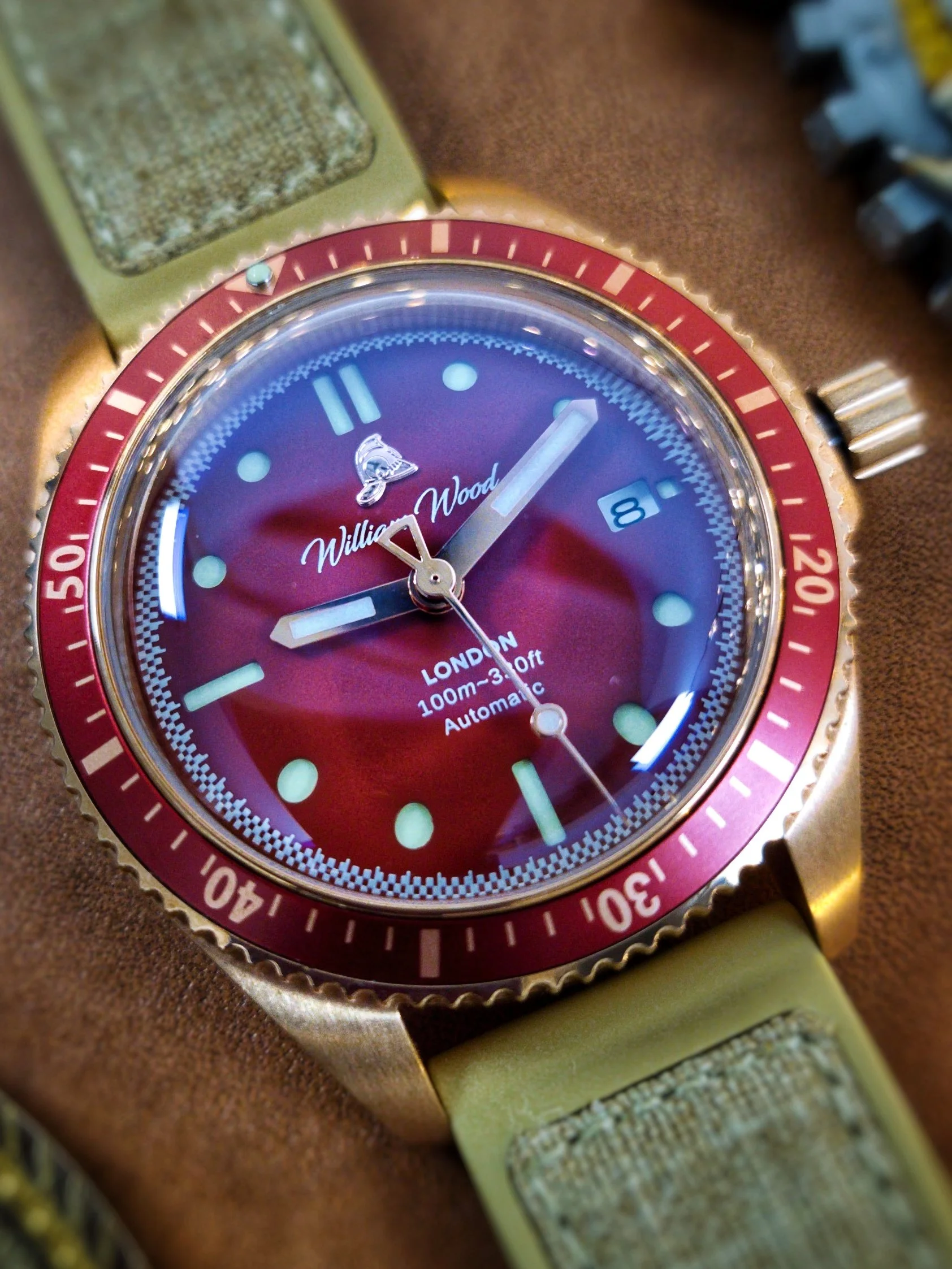 William Wood Watches Bronze Ruby Preview