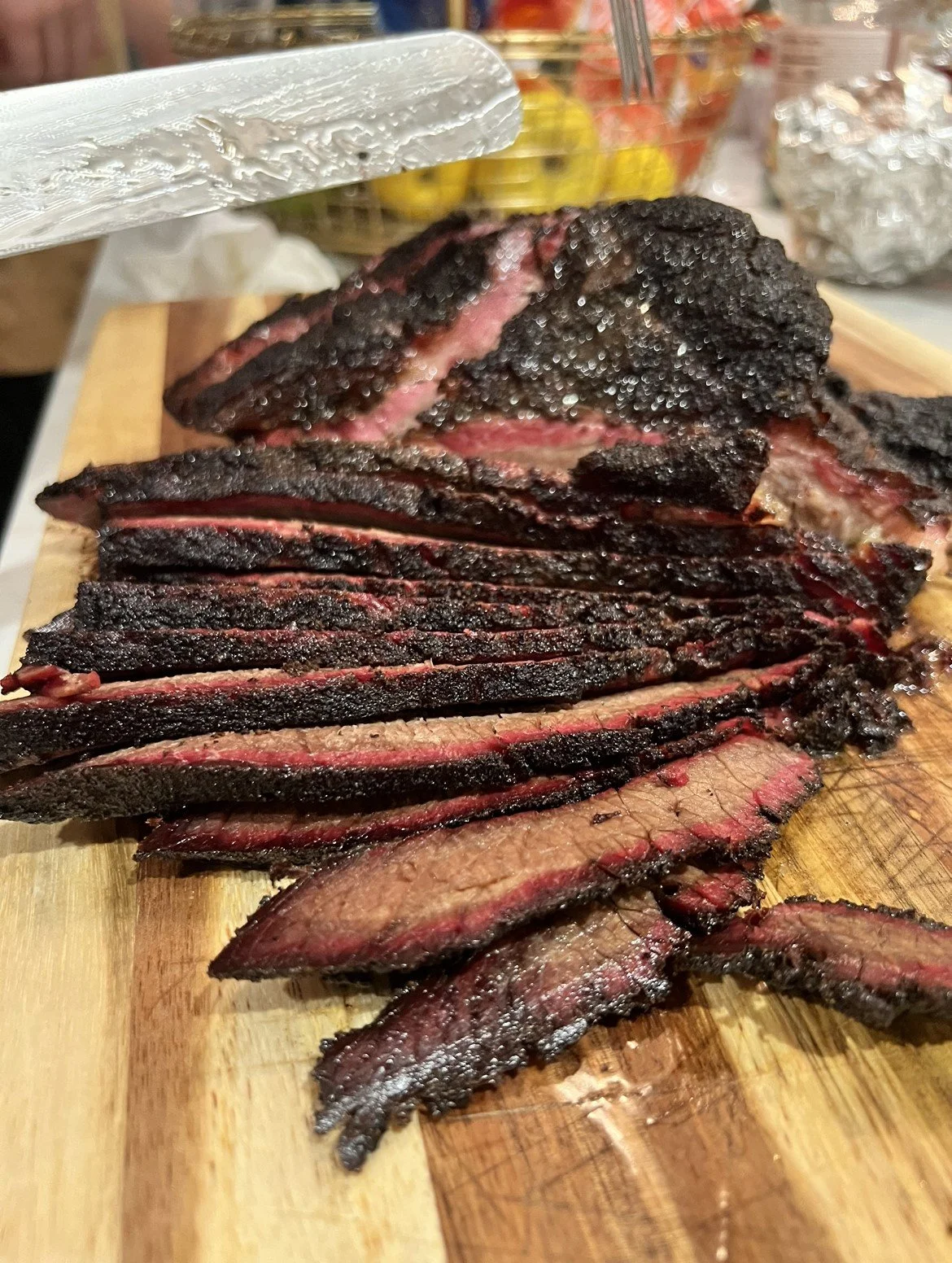 Brisket Traeger Tri Tip Internal Temp Smoked Brisket Slow Cook Tri