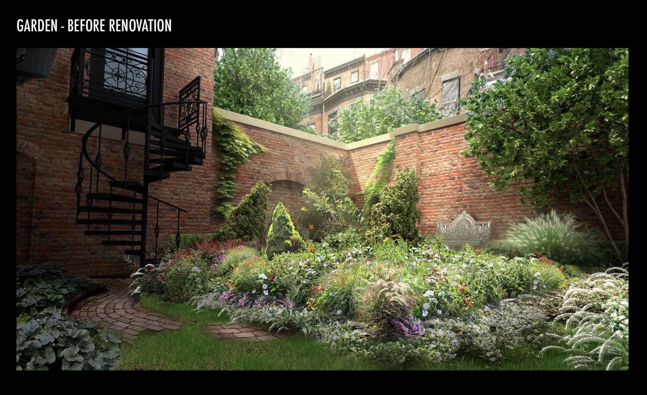 Gramercy Garden 1 - Illustration by Sam Bader