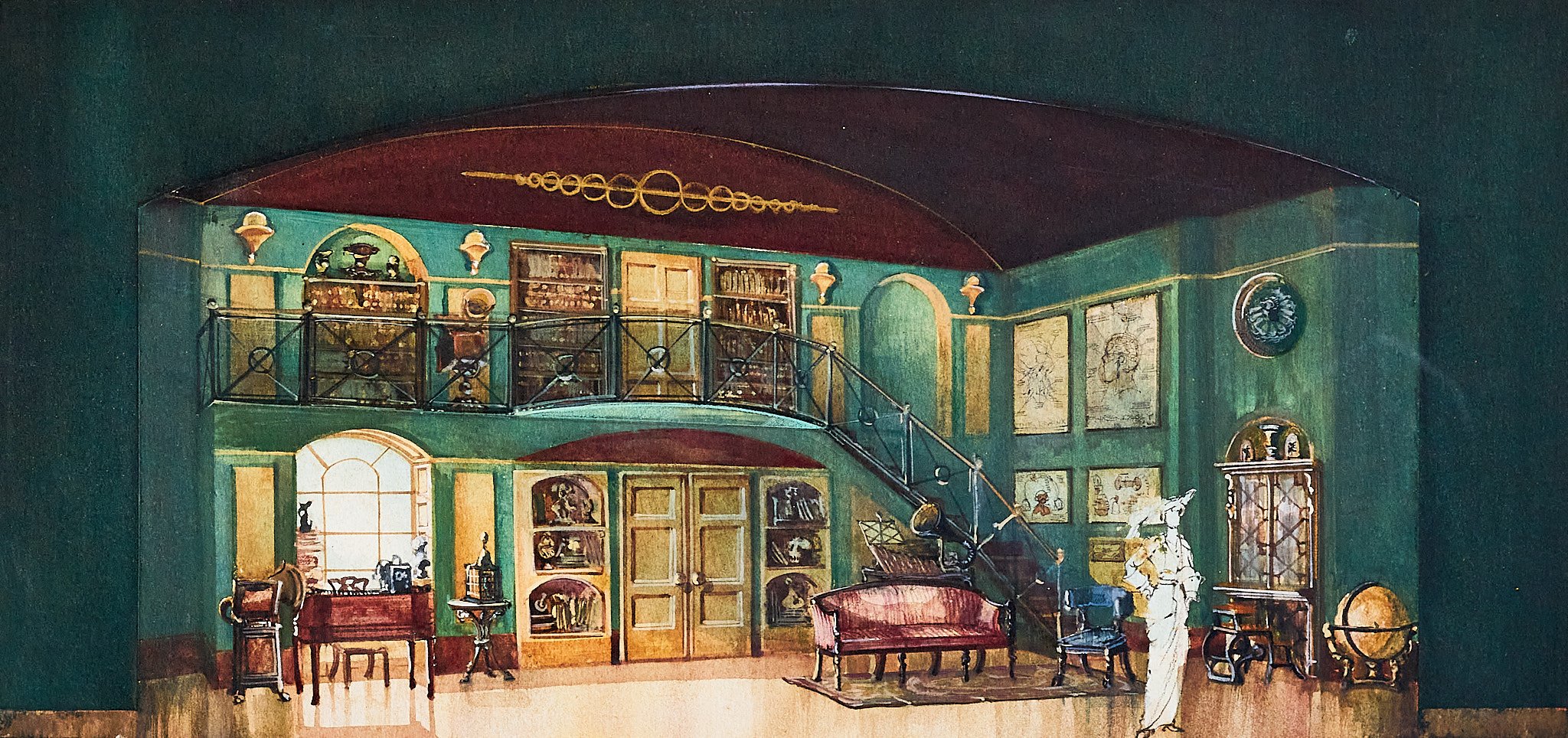 My Fair Lady, Higgins' Study