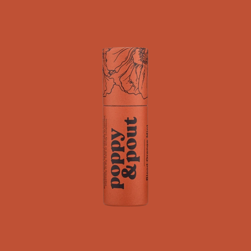 blood orange lip balm for soft lips