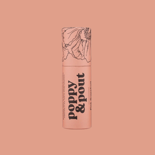 refreshing pink grapefruit lip balm