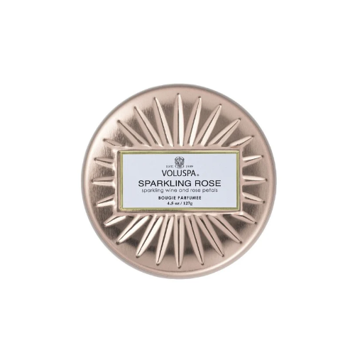sparkling rose wine scented candle