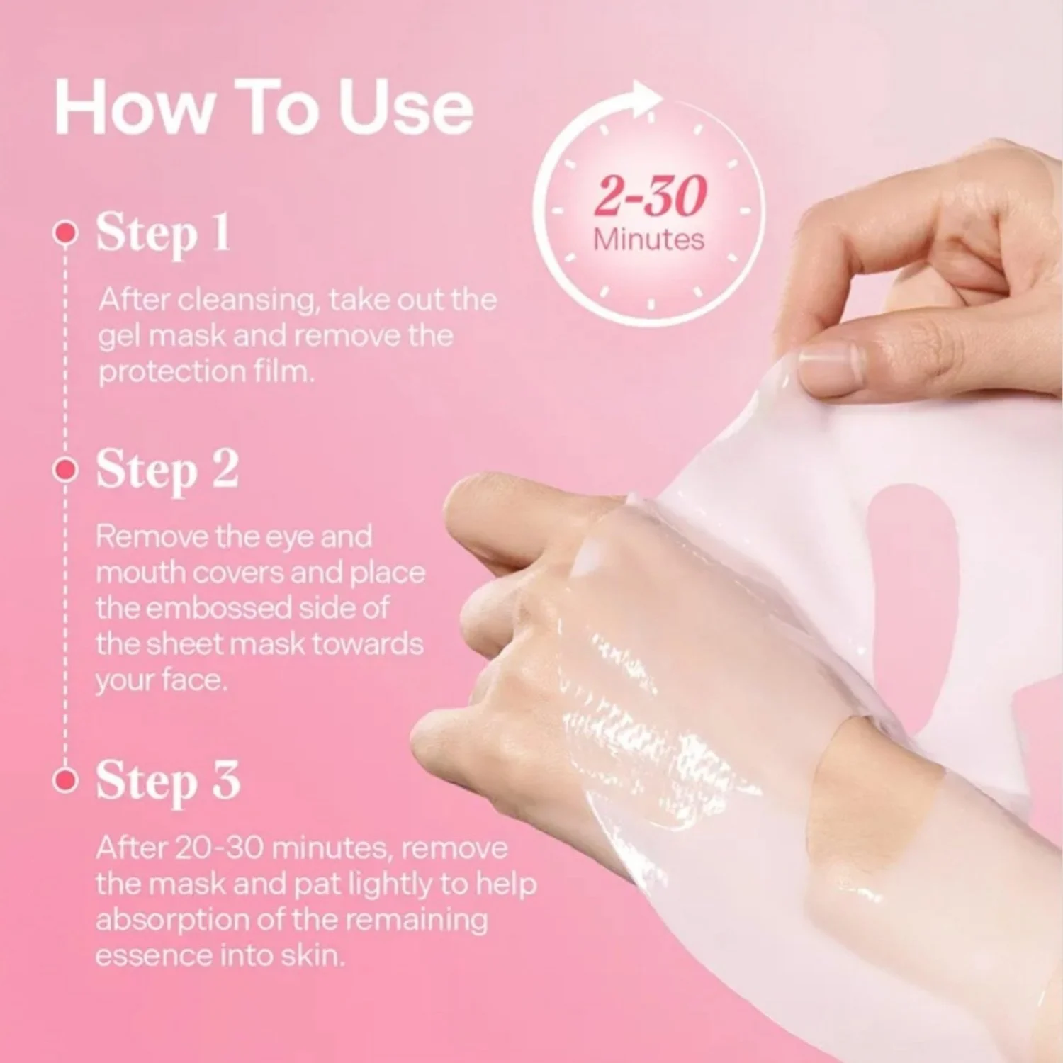 Firming gel mask by Torriden boosts elasticity, smooths fine lines, and refreshes tired skin.