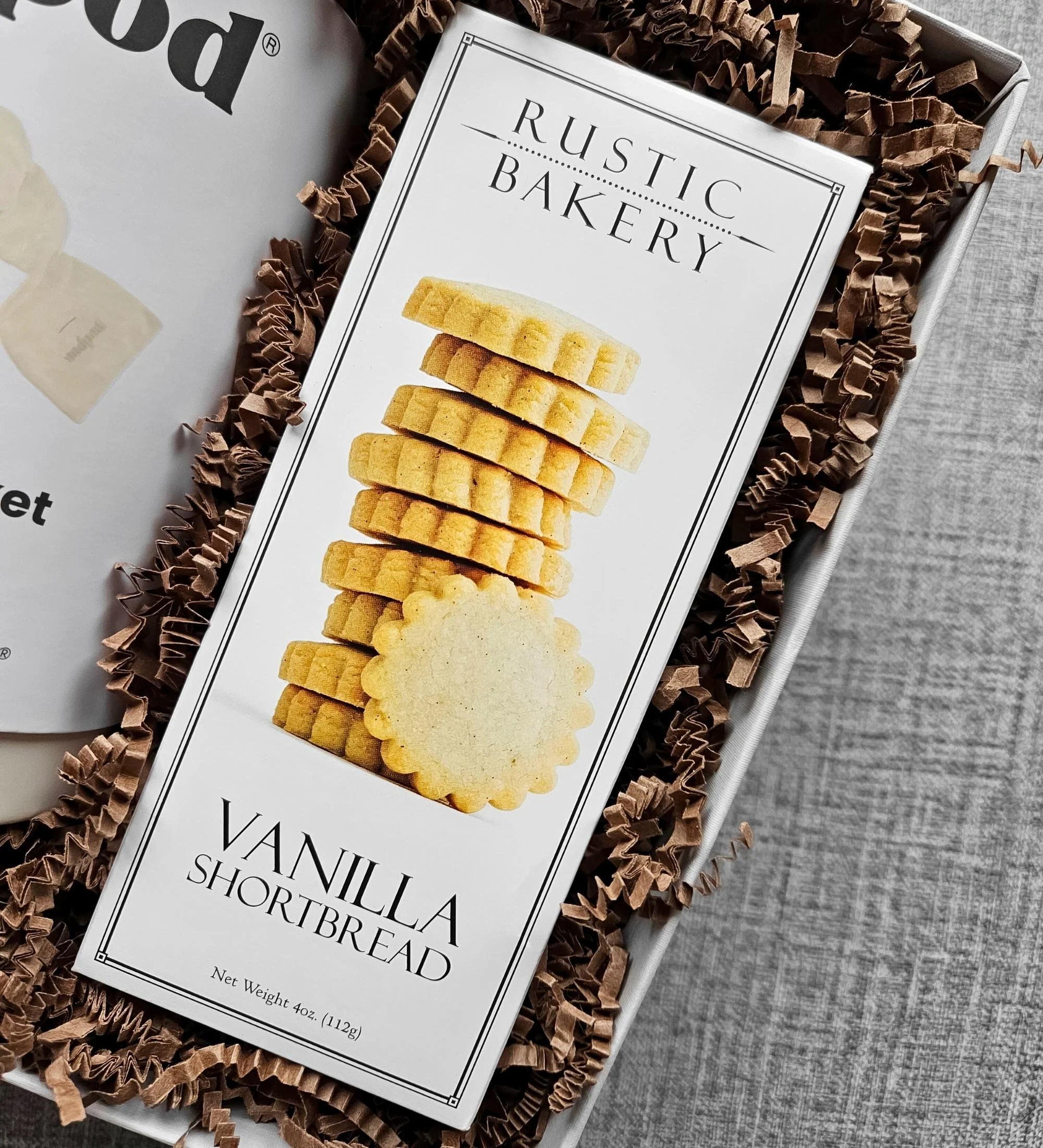 Linen Retreat comfort gift box with a weighted eye mask and gourmet shortbread cookies, ideal for stress relief, appreciation, and everyday indulgence.