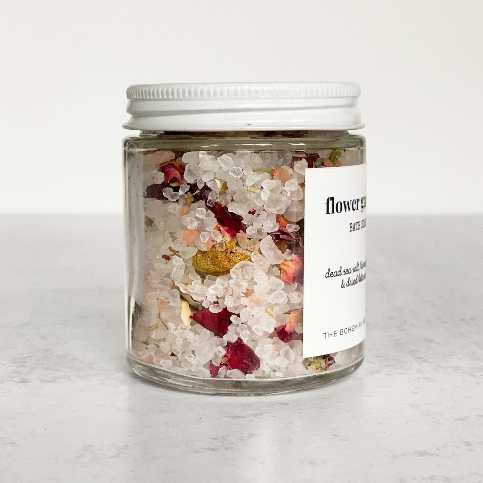 flower bath soak with chanting aromas to calm and relax