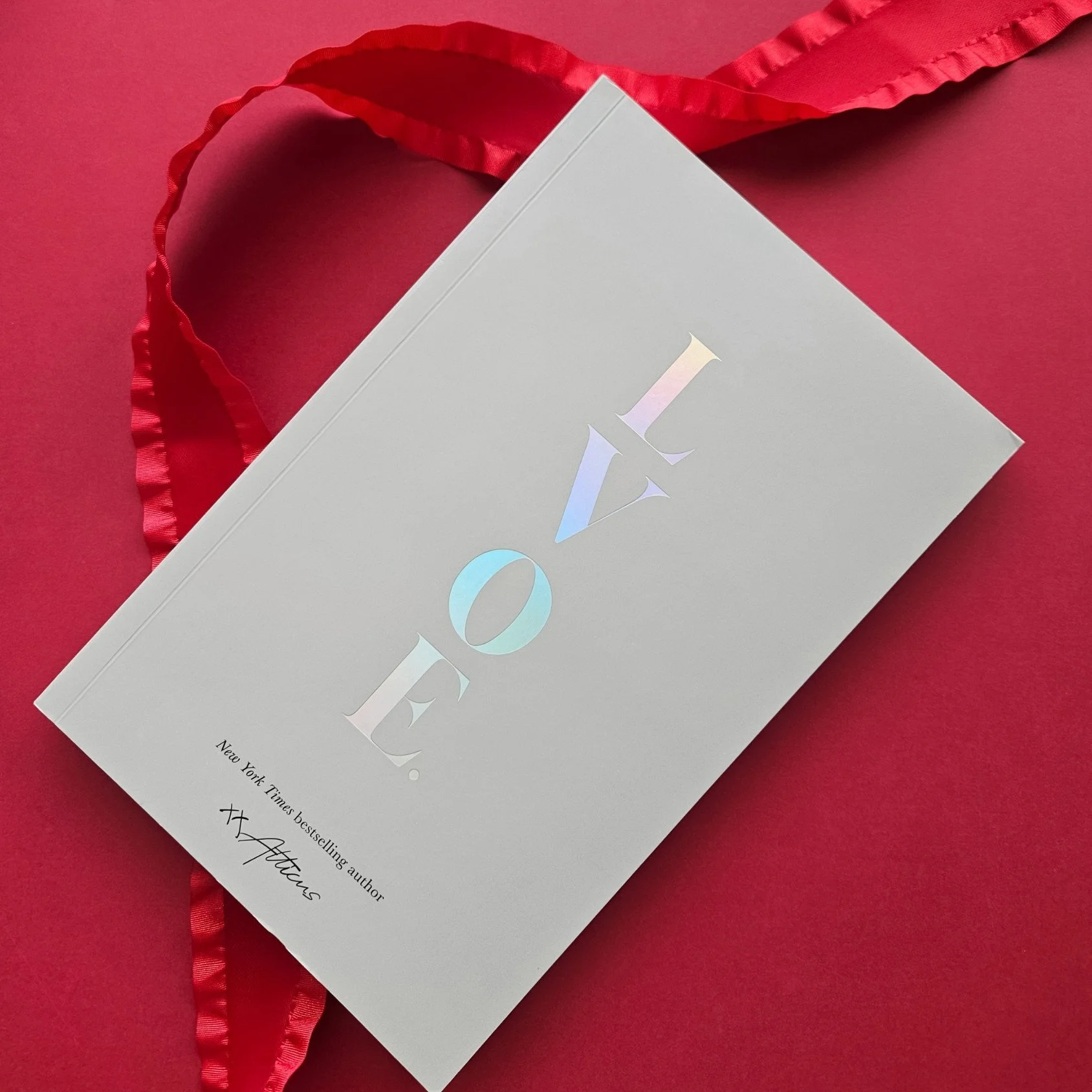 LVOE poetry book by Atticus, minimalist cover design; romantic gift idea for Valentine’s Day, weddings, or self‑care rituals.