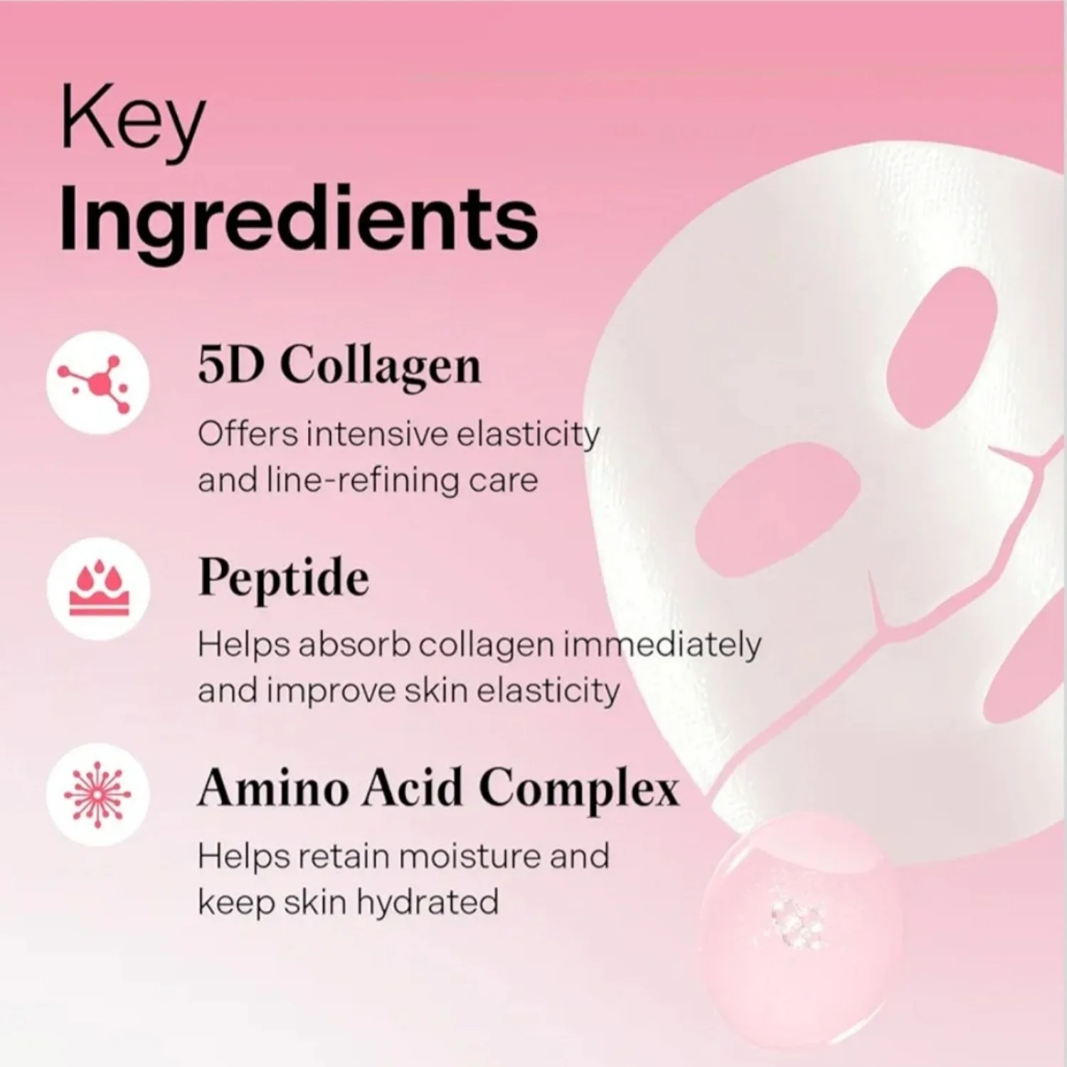 Firming gel mask by Torriden boosts elasticity, smooths fine lines, and refreshes tired skin.